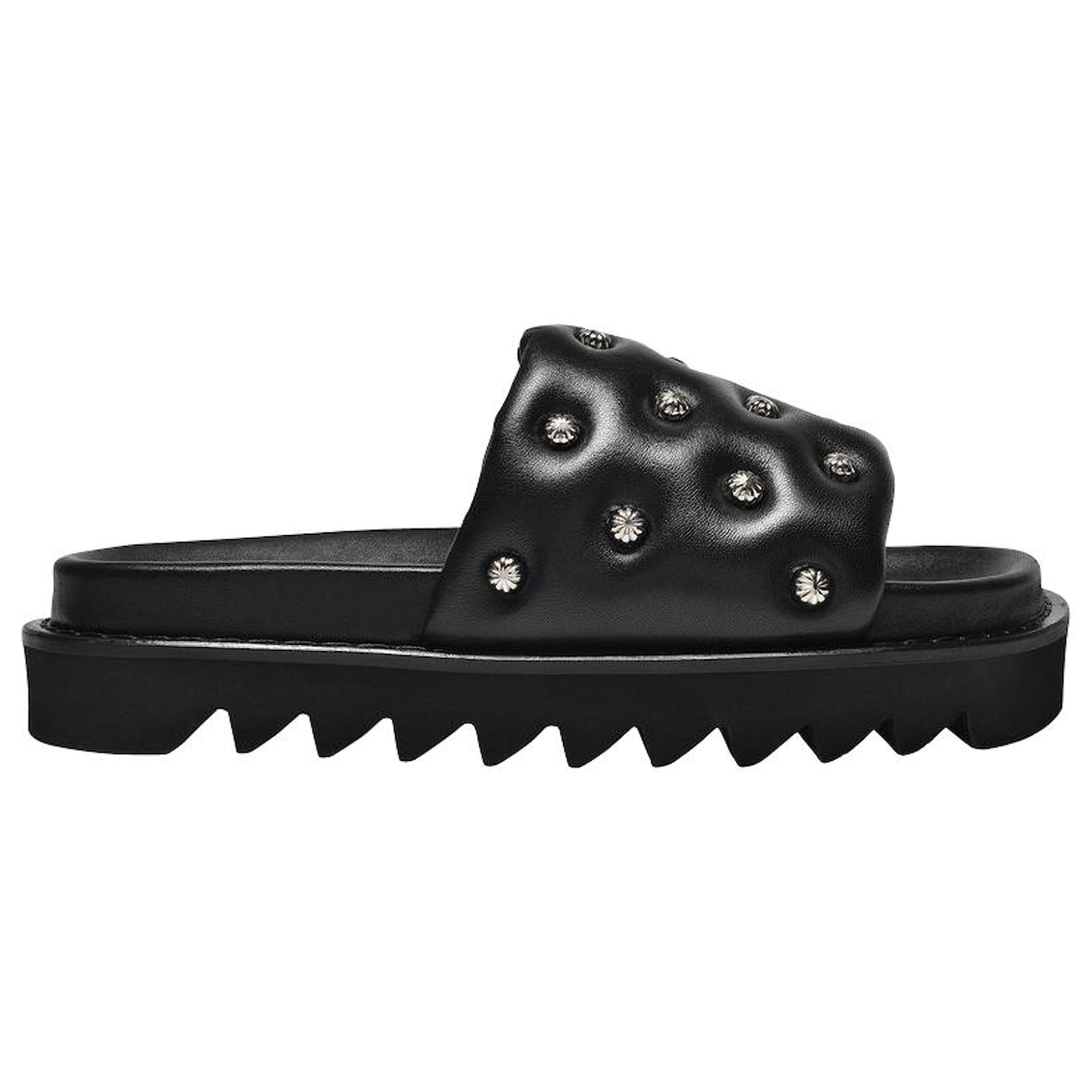 Toga Pulla Sandals in Black Leather ref.475303 - Joli Closet