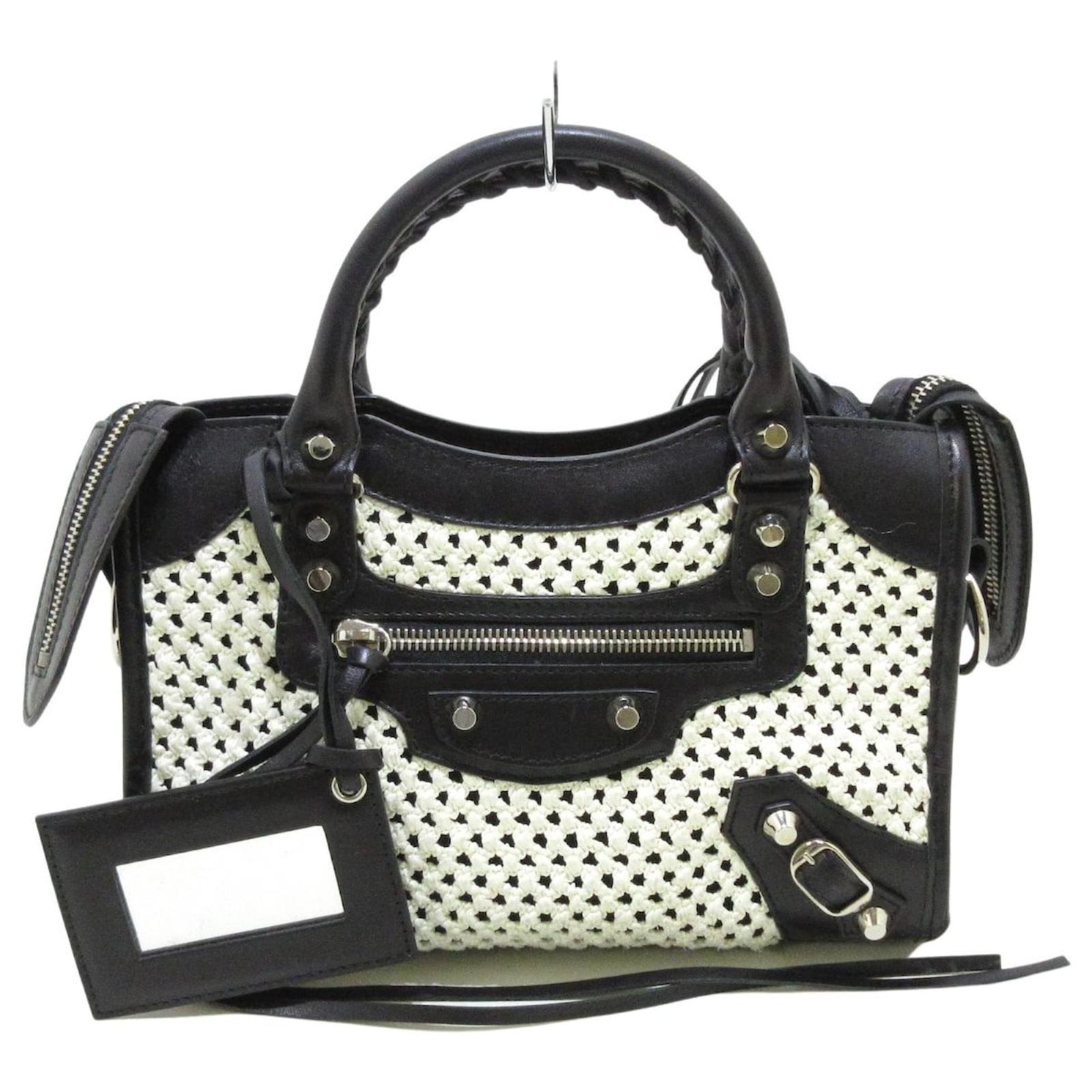 balenciaga city mini white
