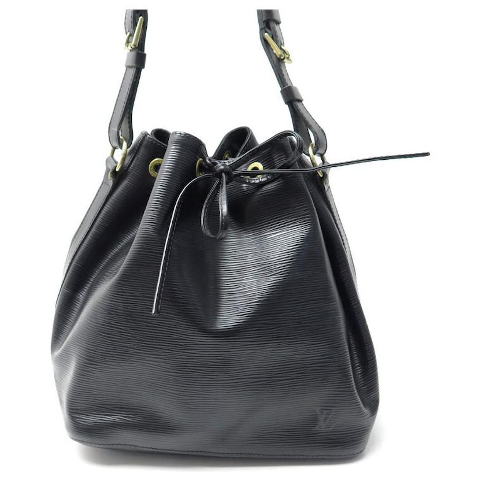 Black Epi Leather Louis Vuitton Noe Bag PM - Handbags & Purses