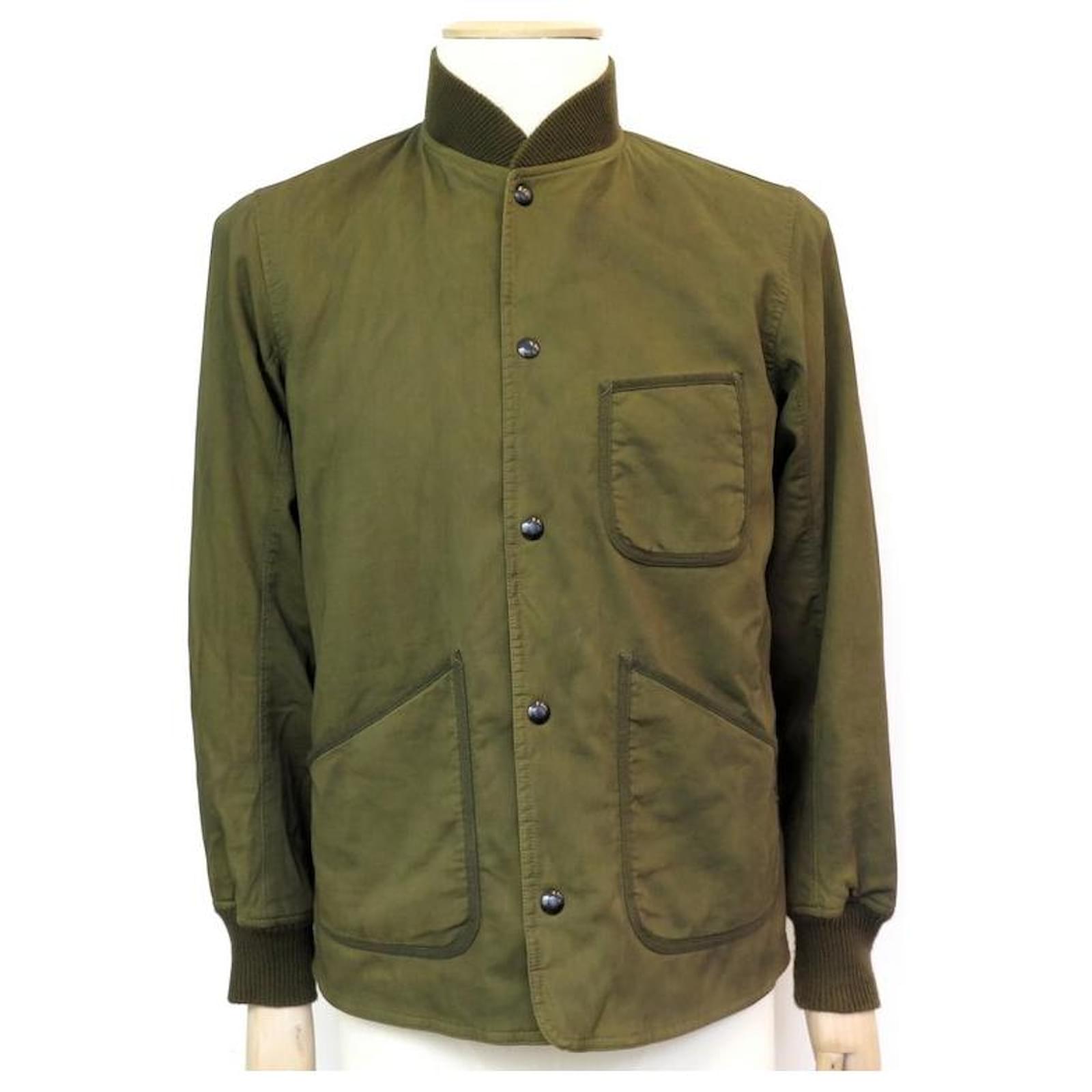 JACKET RALPH LAUREN lined RL 48 M COTTON CORDUROY KHAKI JACKET JACKET ...