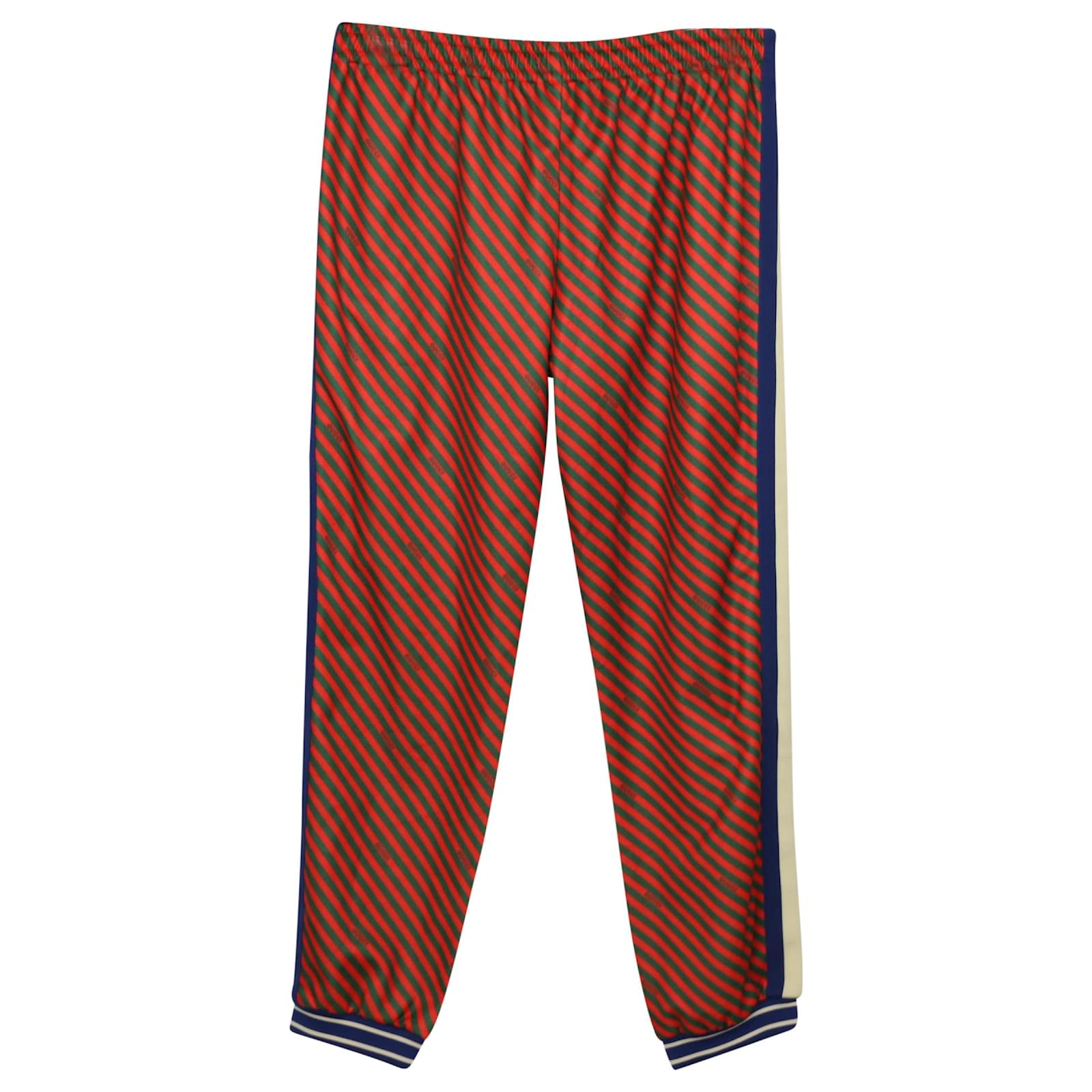 Gucci Diagonal Stripe Track Pants in Polyester ref.477786 Joli Closet