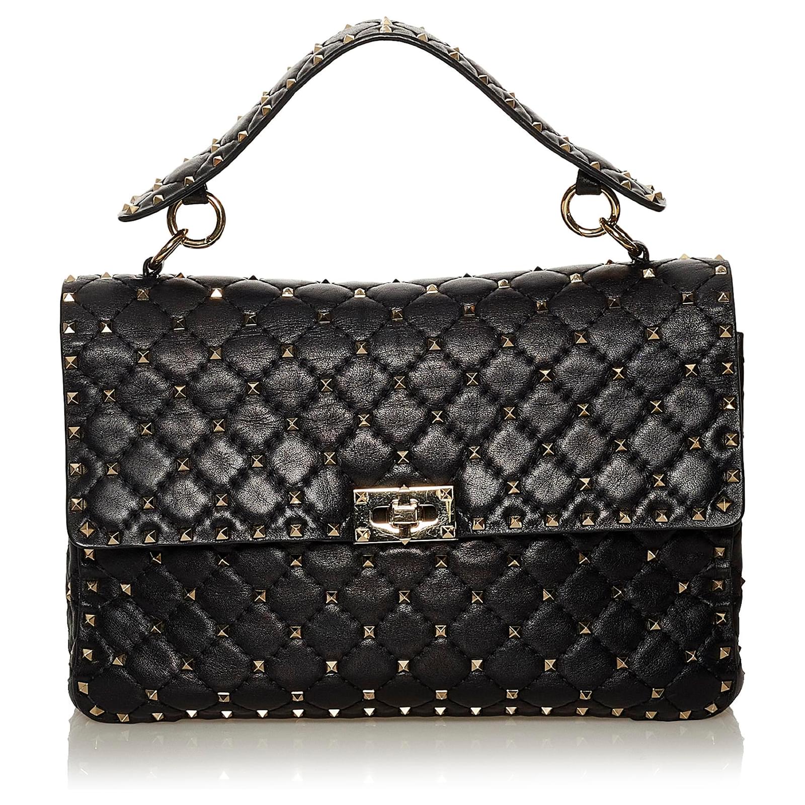 black studded valentino bag