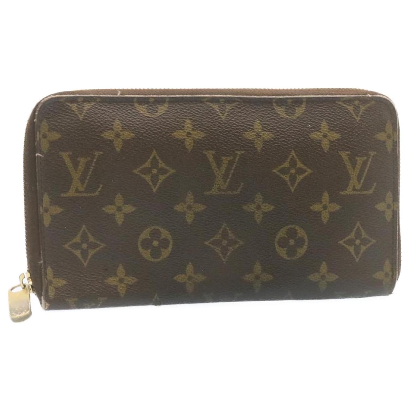 LOUIS VUITTON purse M60017 Zippy wallet Monogram canvas Brown