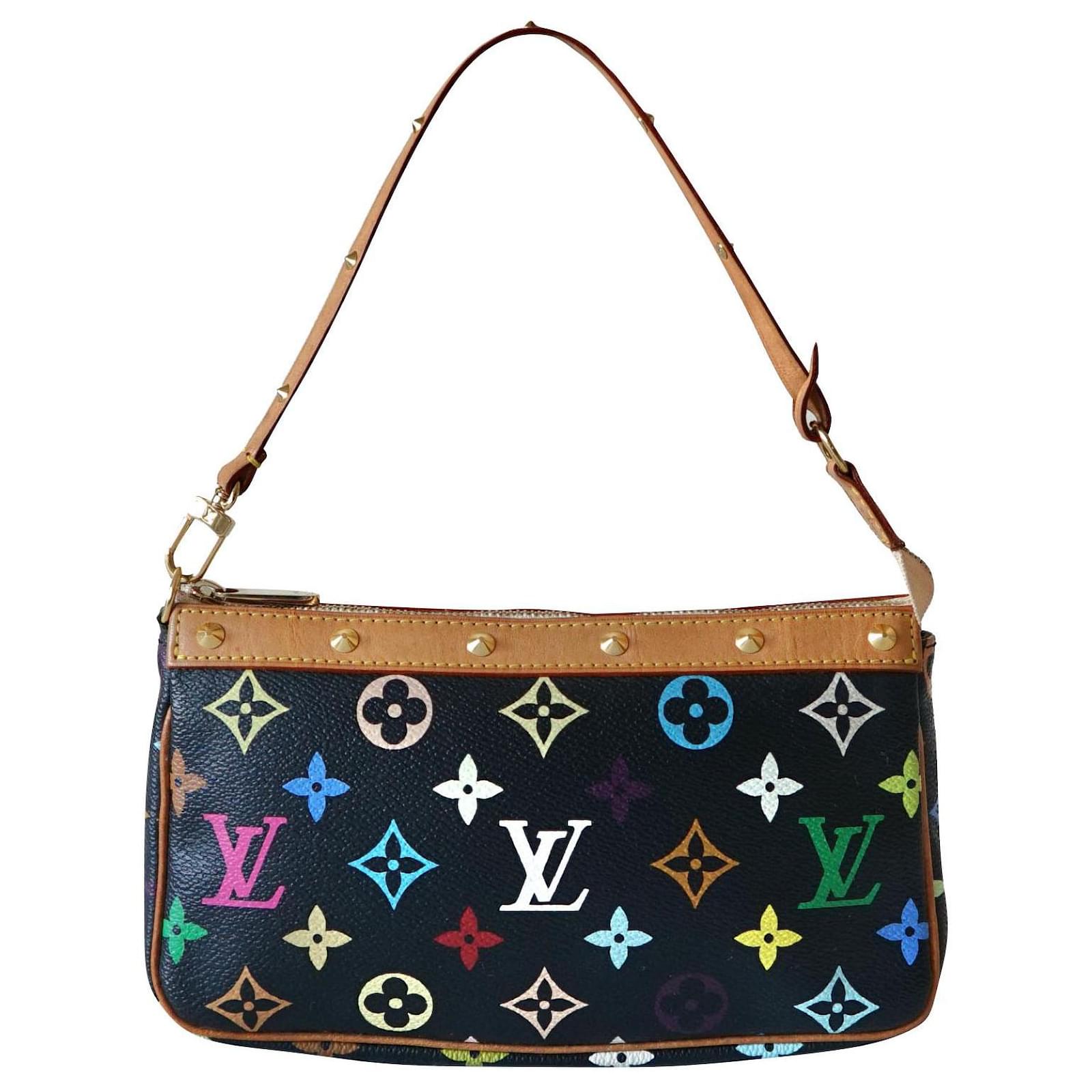 Louis Vuitton x Takashi Murakami Multicolore Pelle Panno ref.479225 - Joli  Closet