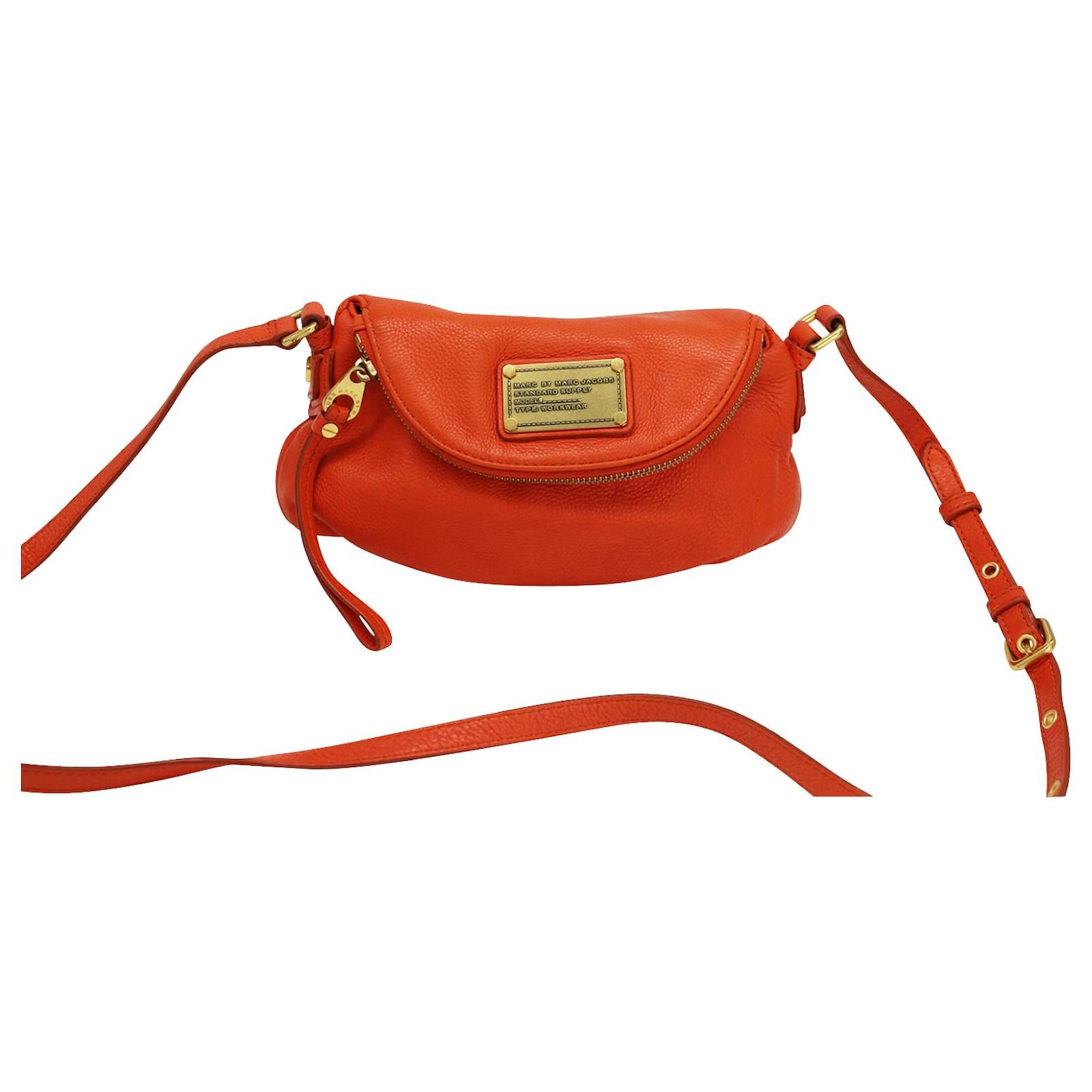 The Red Marc Jacobs  Leather satchel, Marc jacobs, Leather