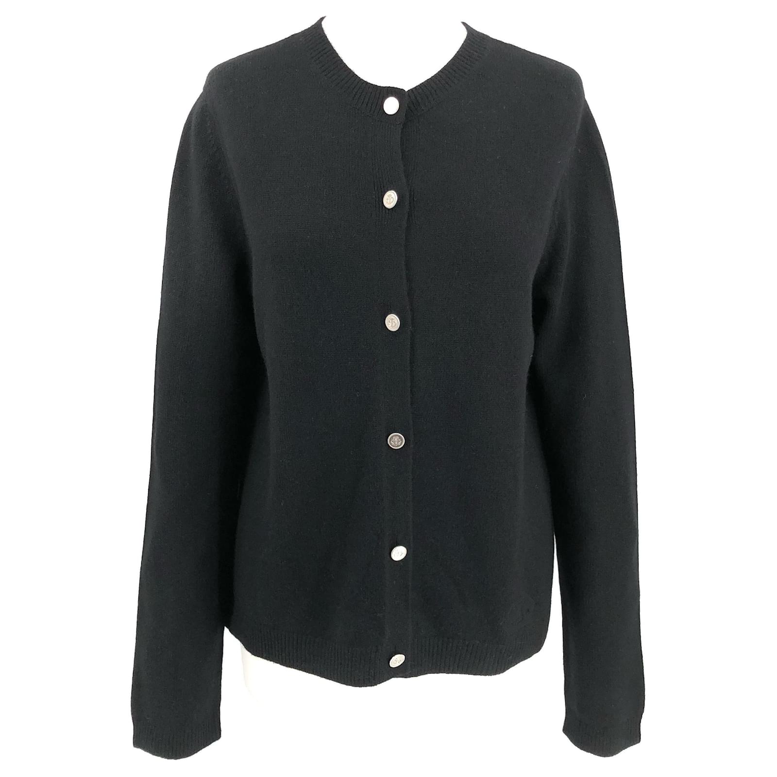Louis Vuitton cardigan in black cashmere Wool ref.479690 - Joli Closet