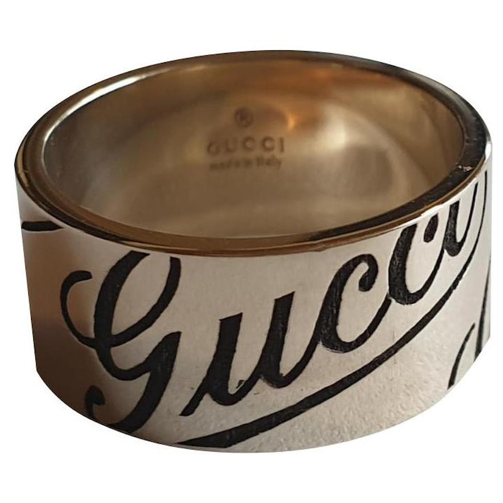 Rings Gucci Dorado talla 53 EU de en Oro amarillo  15709354
