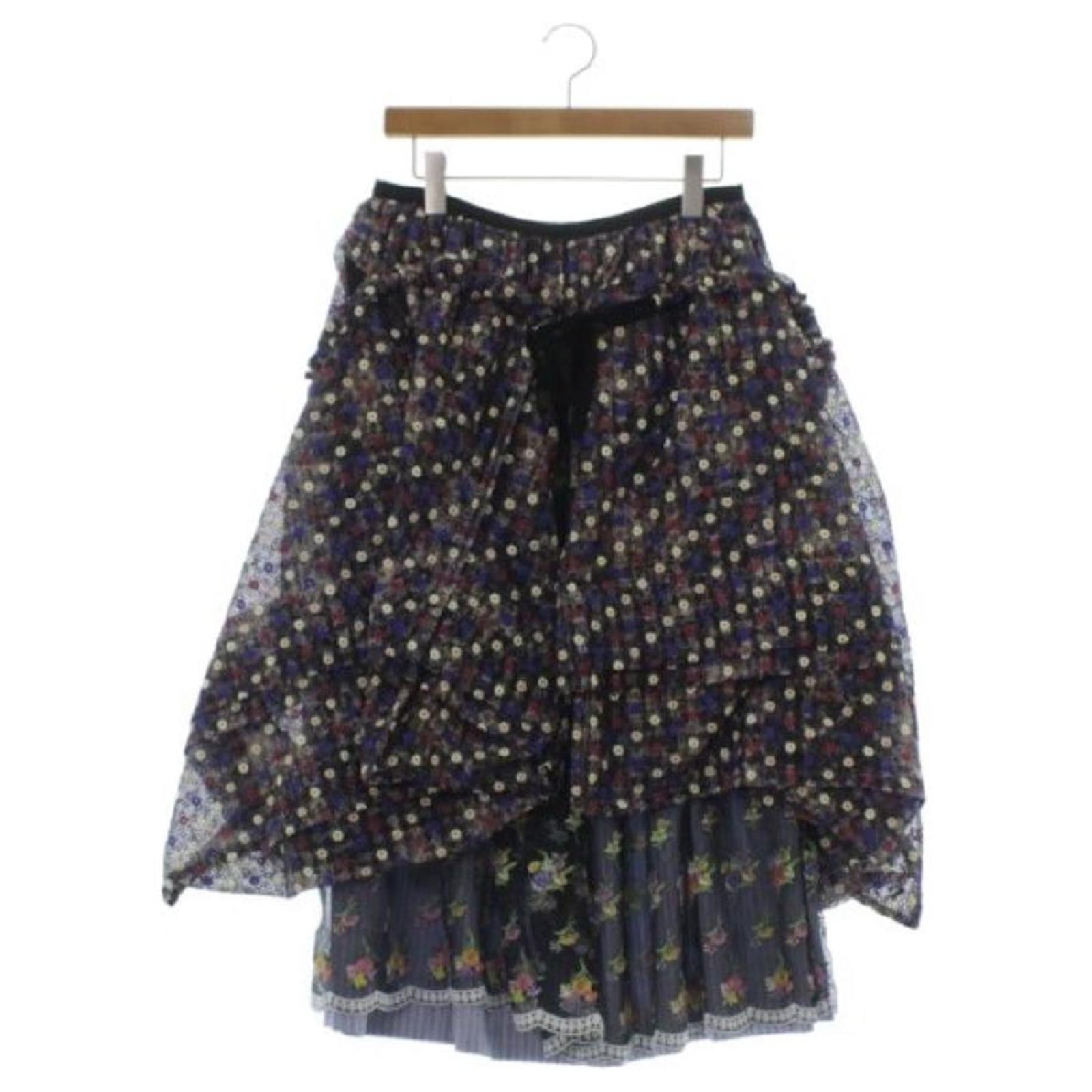 tricot comme des garcons skirt