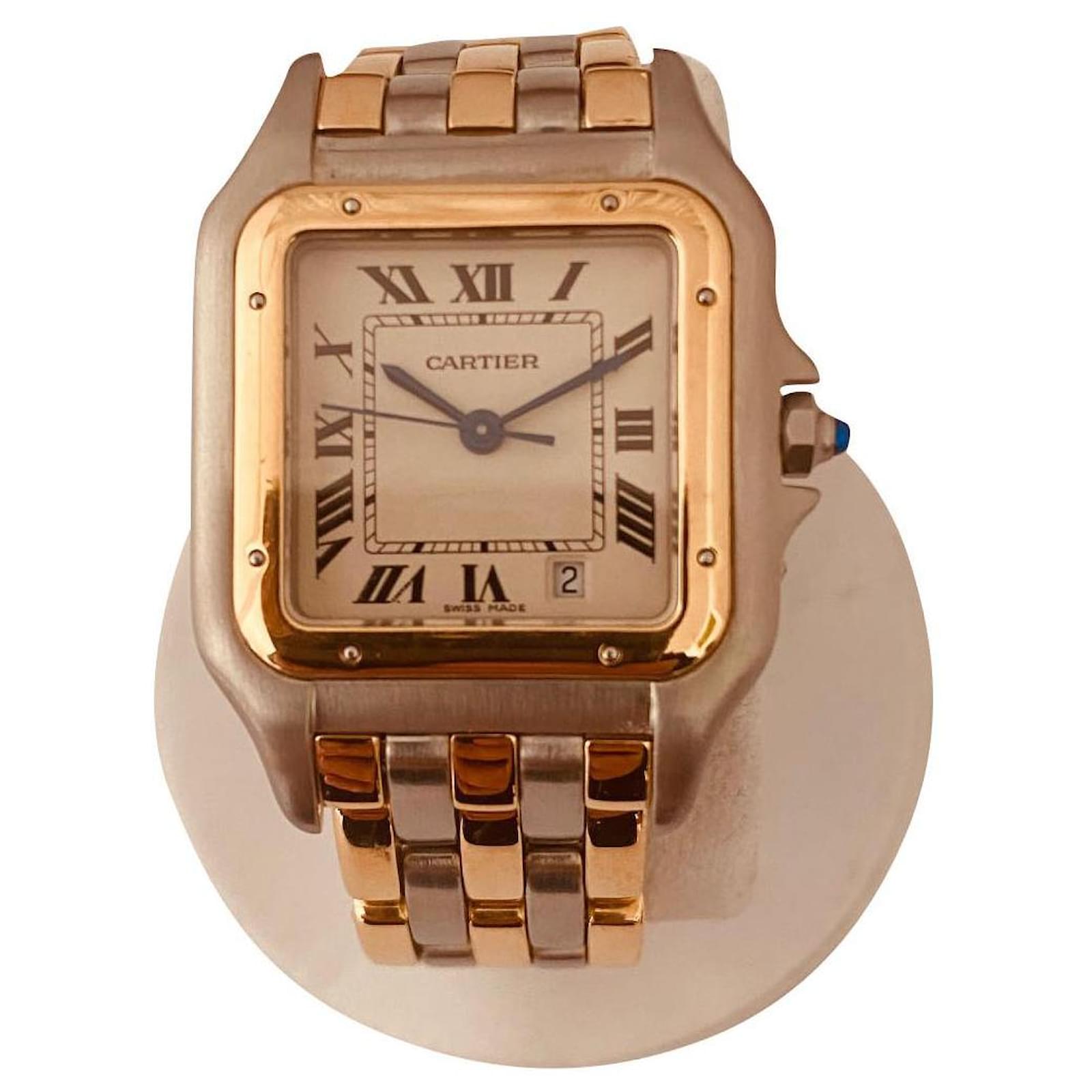 Cartier Pantera GM Bianco Oro giallo ref.481092 - Joli Closet
