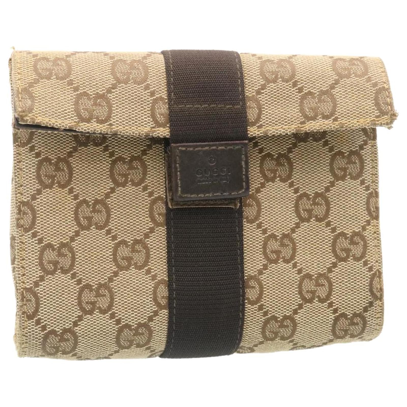 Gucci Clutch Bag Beige Cloth Ref.481462 - Joli Closet