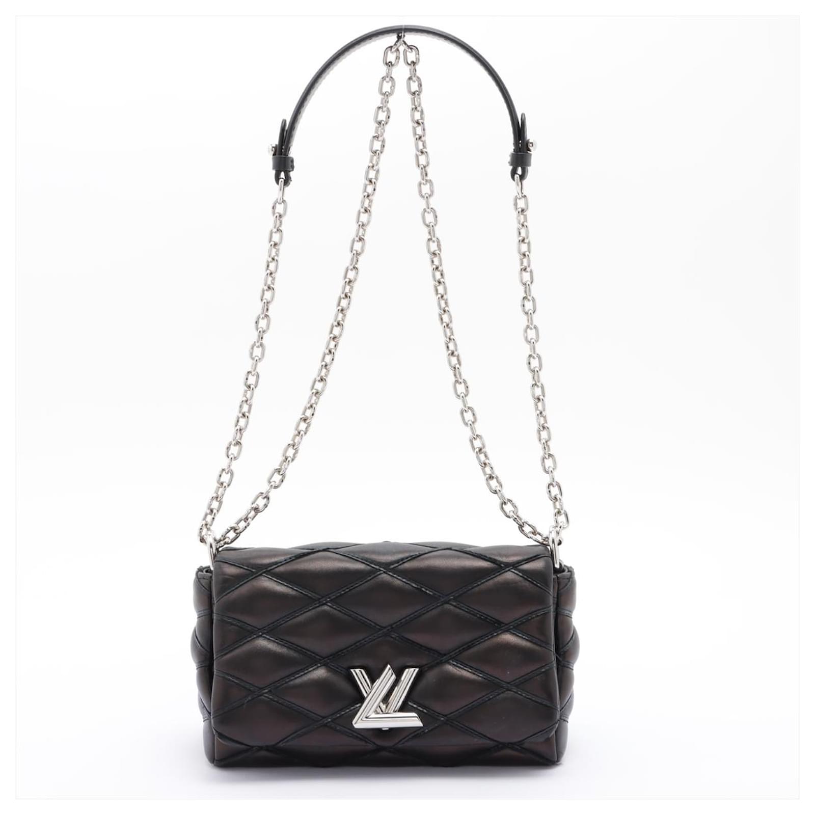 Louis Vuitton Shoulder Bag Black Leather ref.481482 - Joli