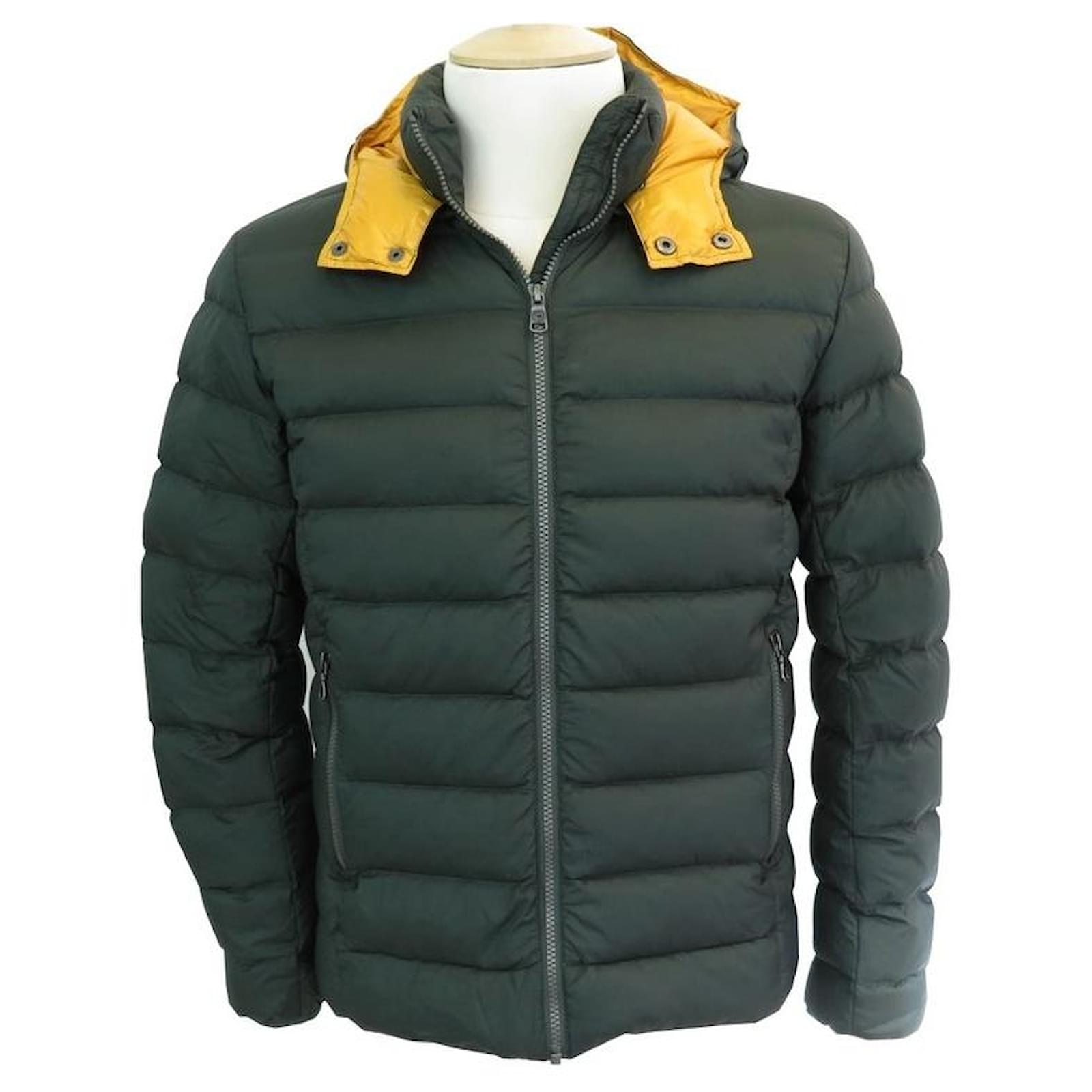 COLMAR DOWN JACKET 4GREEN NYLON FLACK TV 48 M 1250R GREEN JACKET ref.481647  - Joli Closet