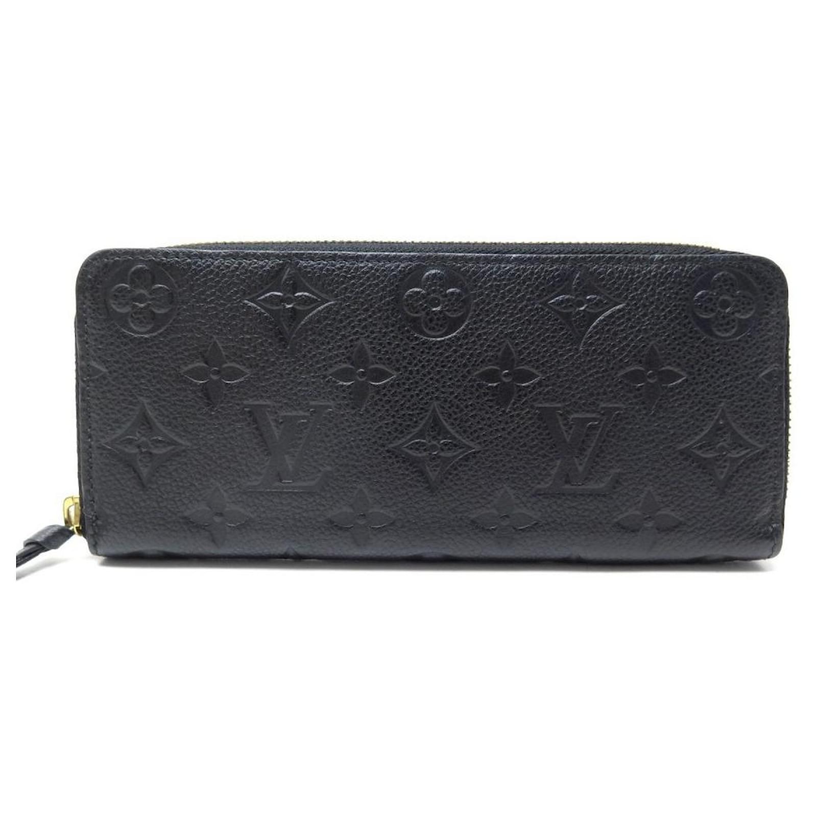 LOUIS VUITTON CLEMENCE M WALLET60171 MONOGRAM PRINTED LEATHER WALLET Black  ref.481725 - Joli Closet