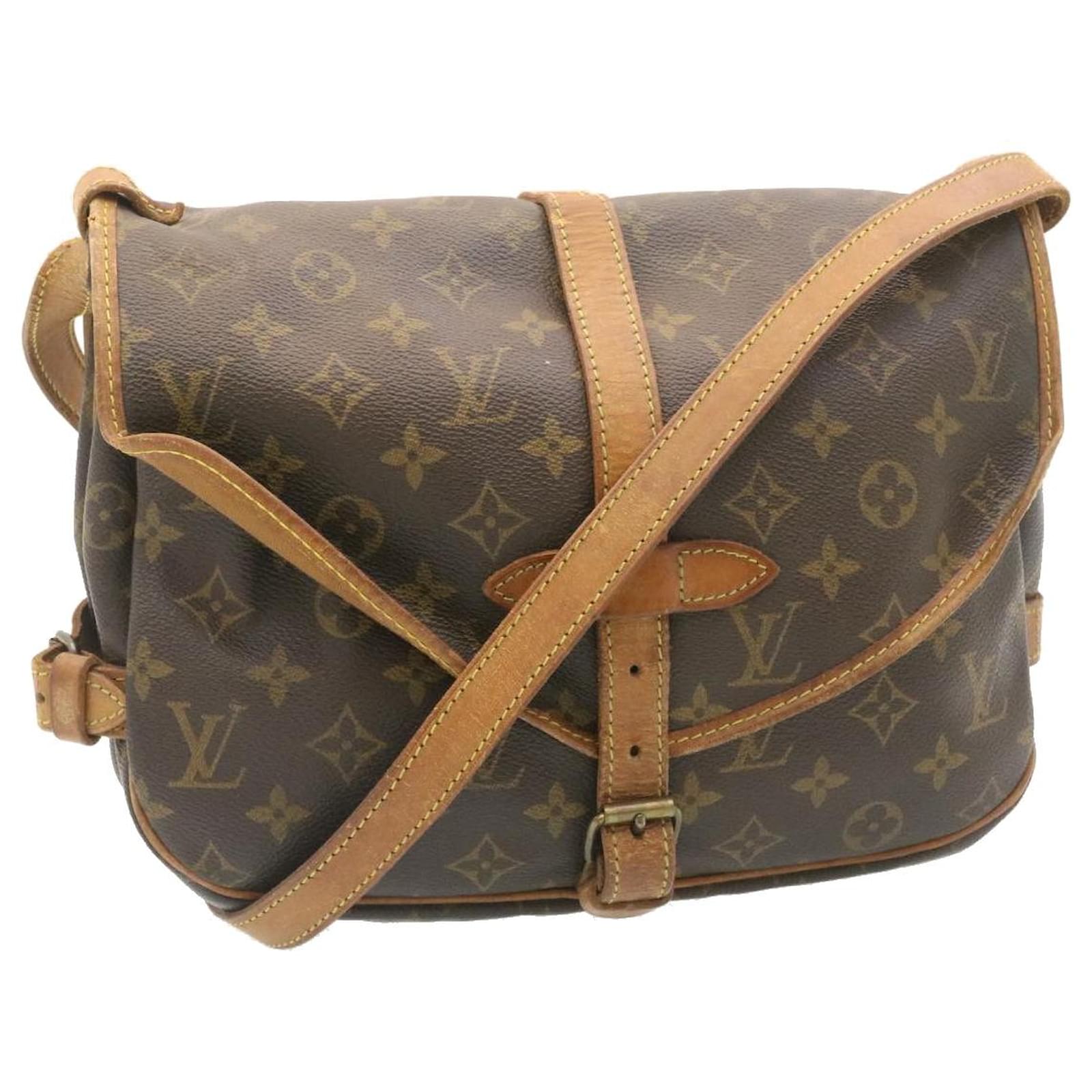 Louis Vuitton Monogram Saumur 30 Crossbody Bag M42256