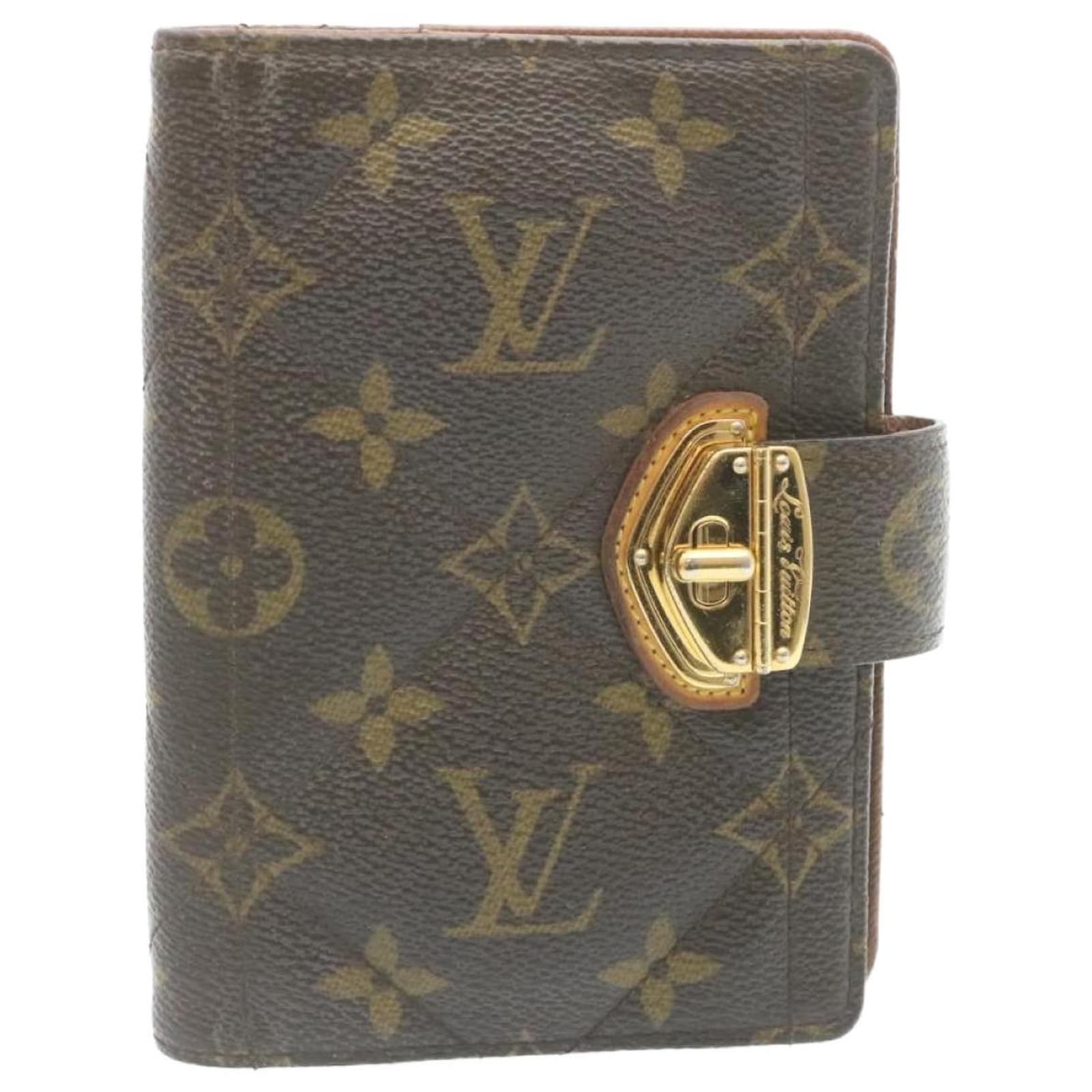 Louis Vuitton Womens Etoile Wallet Monogram / Gold Brown Cloth ref