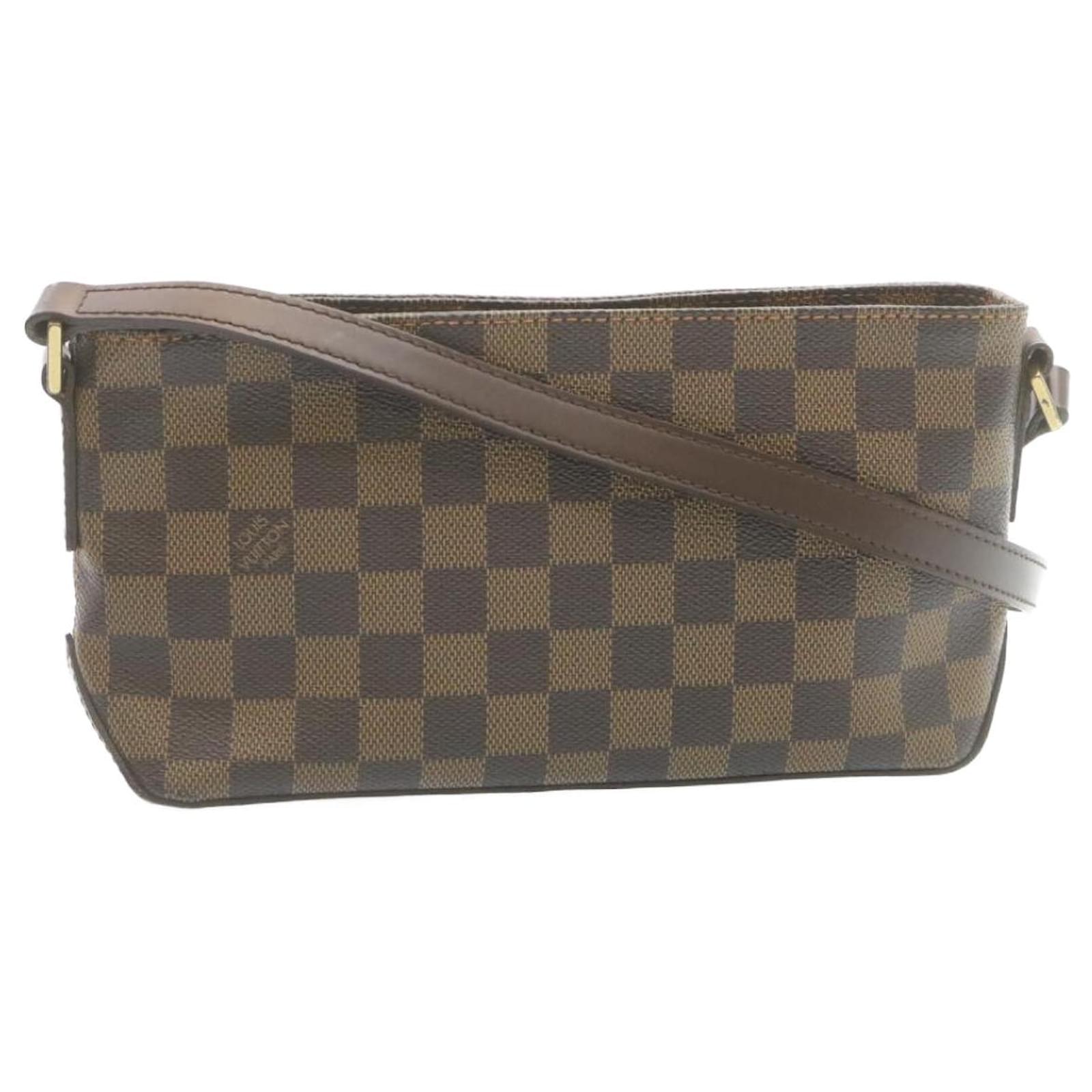 Louis Vuitton Rectangular Monogram and tan top handle bag – LuxuryPromise