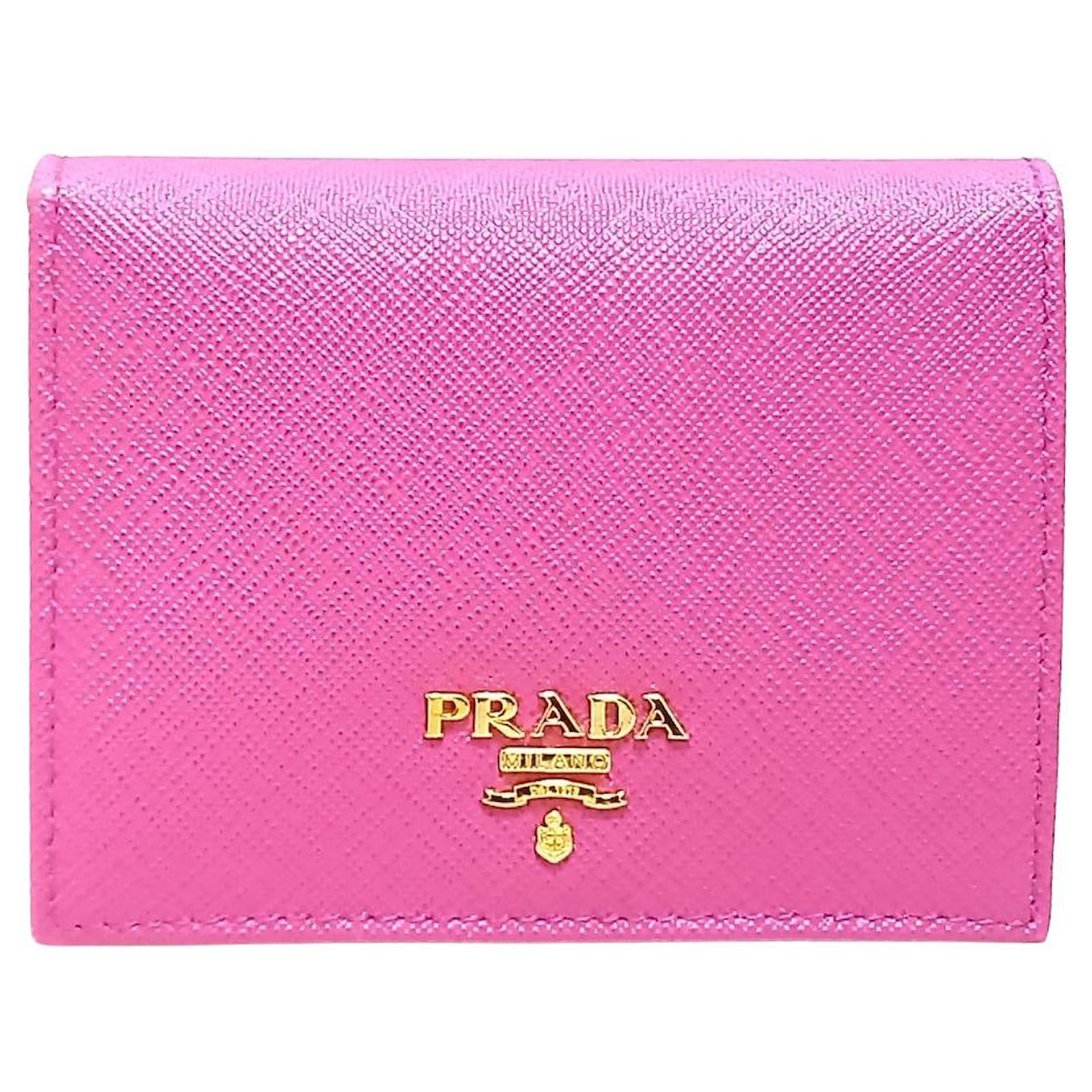 PRADA wallet Pink Leather ref.482508 - Joli Closet