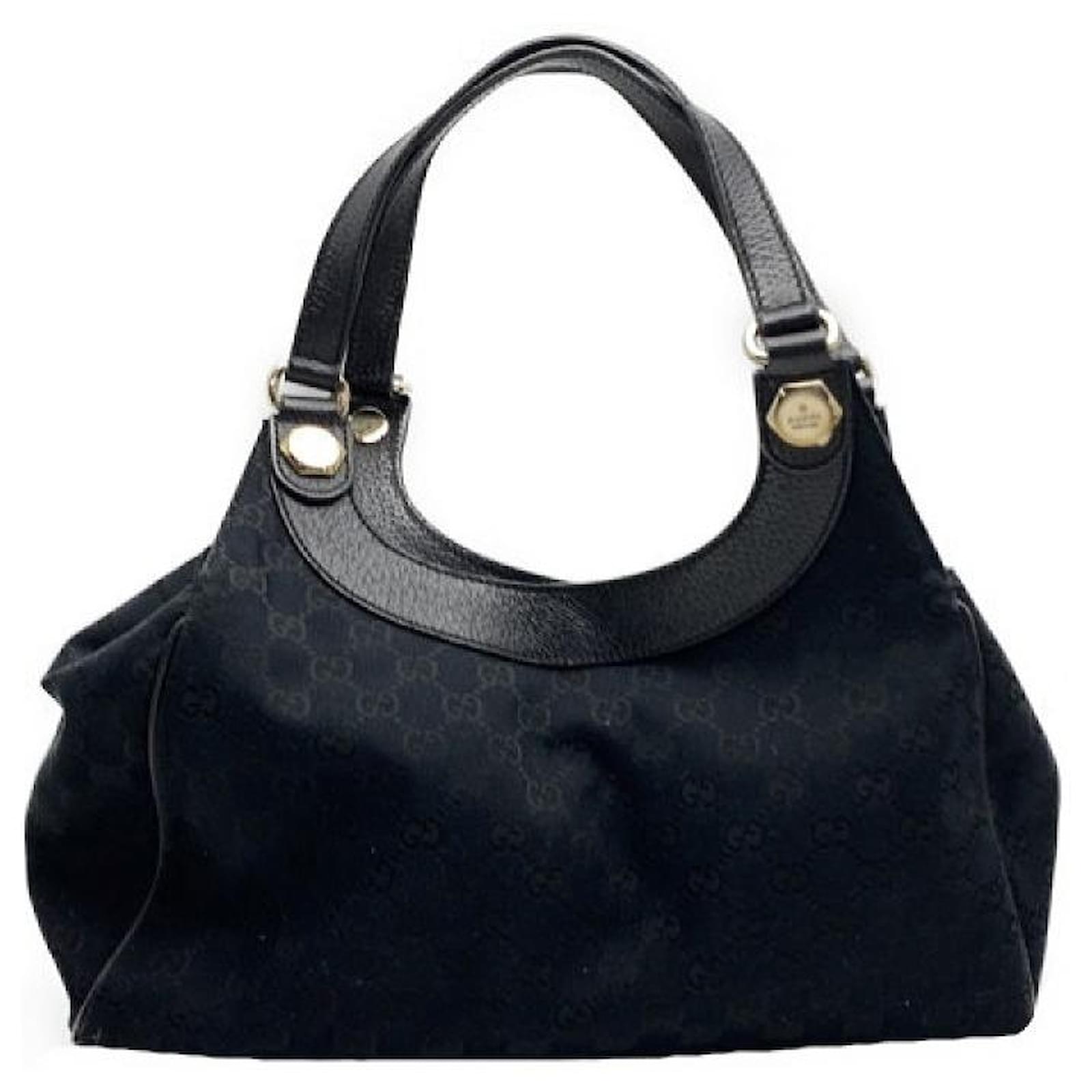 gucci tote bag canvas black