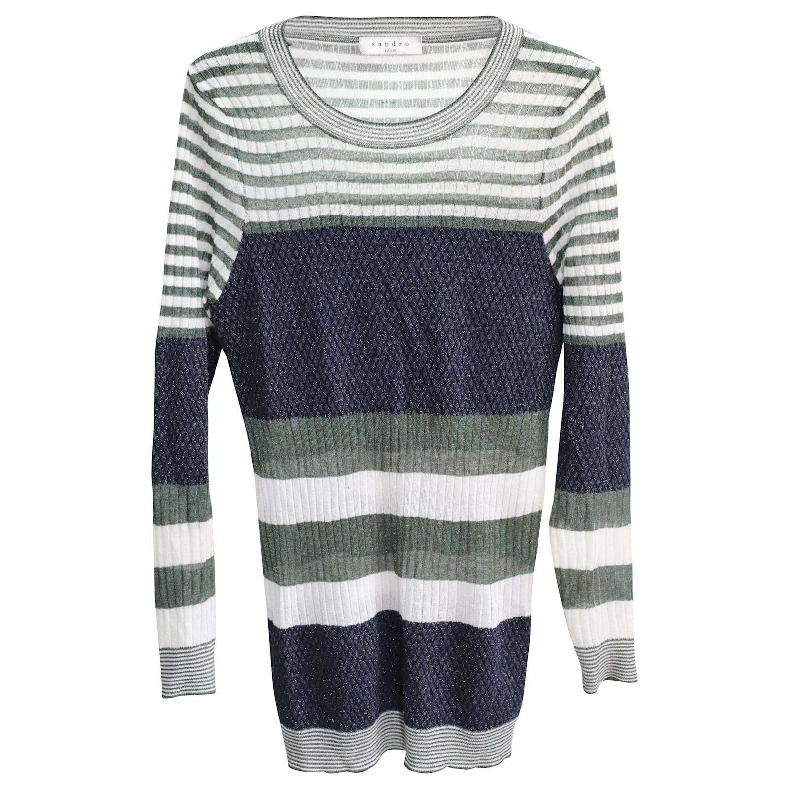 Sandro hot sale striped sweater