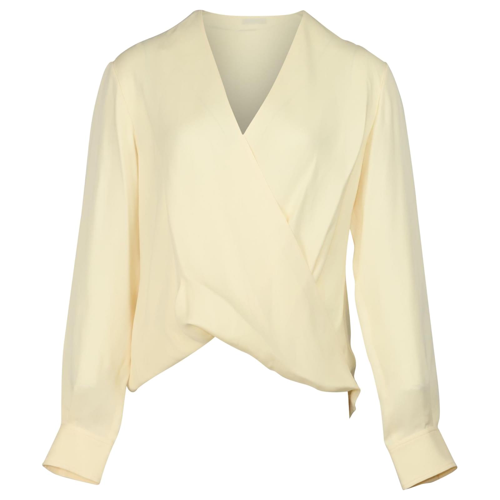 Joseph Neal Blouse in Cream Silk White ref.484744 - Joli Closet