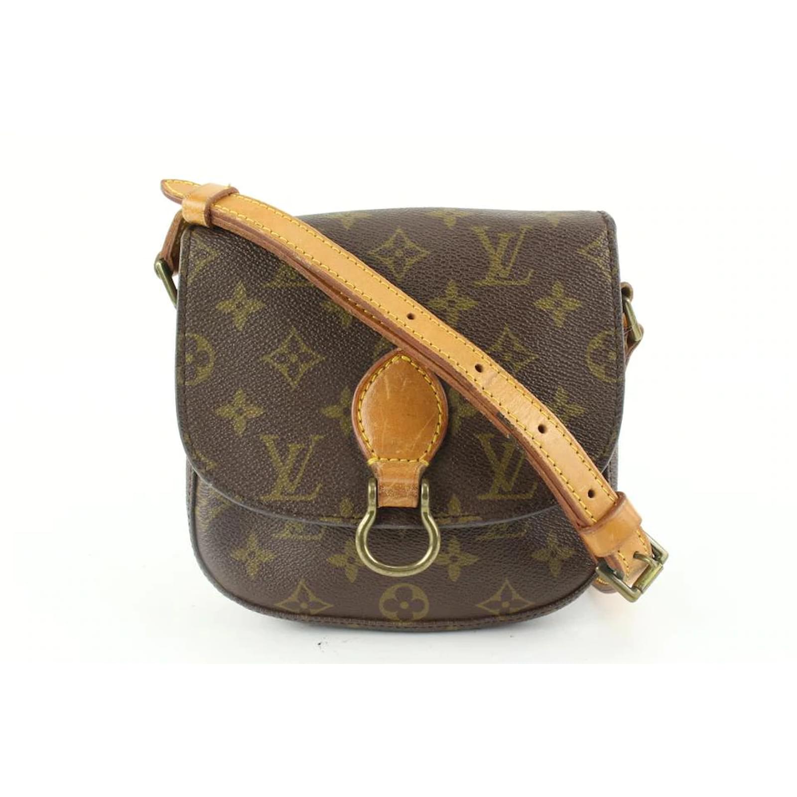 Louis Vuitton Mini Monogram Saint Cloud Crossbody Bag Leather ref