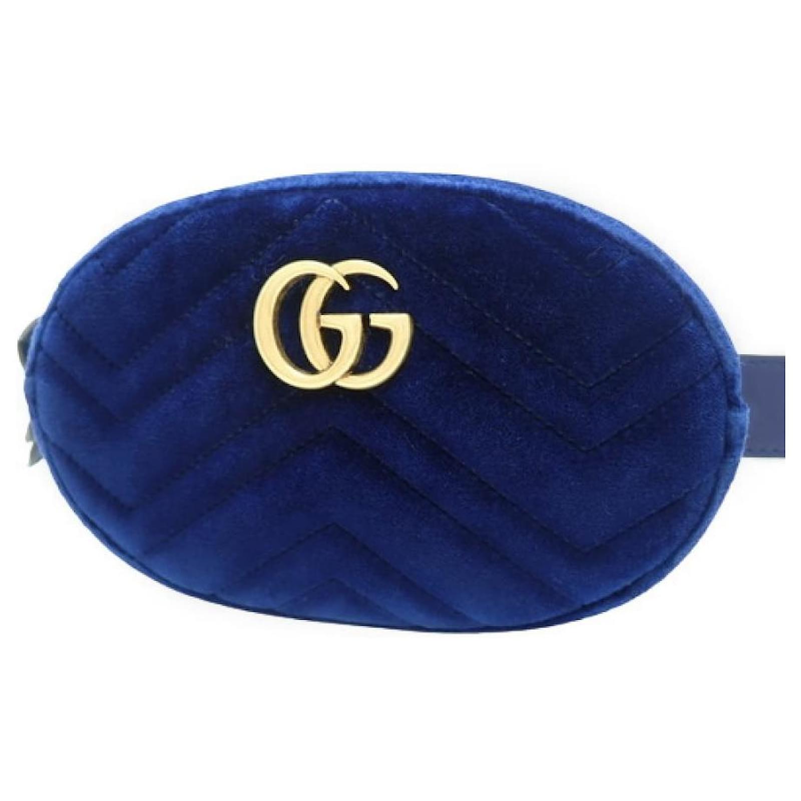 Sacs Gucci Marmont Bleu d'occasion