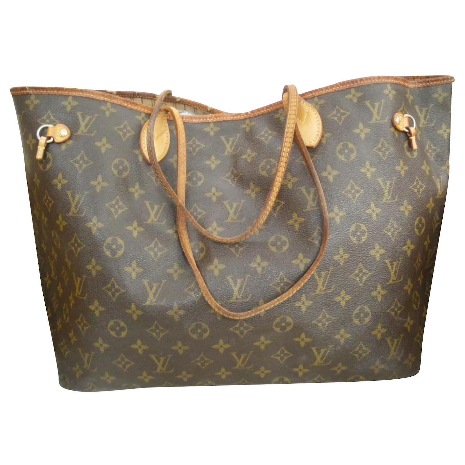 Neverfull Louis Vuitton Handbags Cloth ref.485548 - Joli Closet