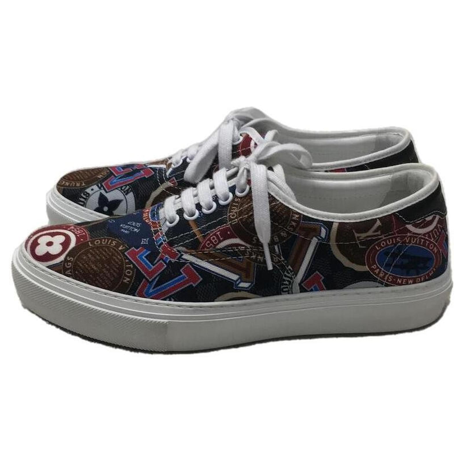 LOUIS VUITTON Trocadero Line Sneakers / US6 / Multicolor / Canvas // Used /  Used / 1a3GEB Multiple colors ref.485698 - Joli Closet