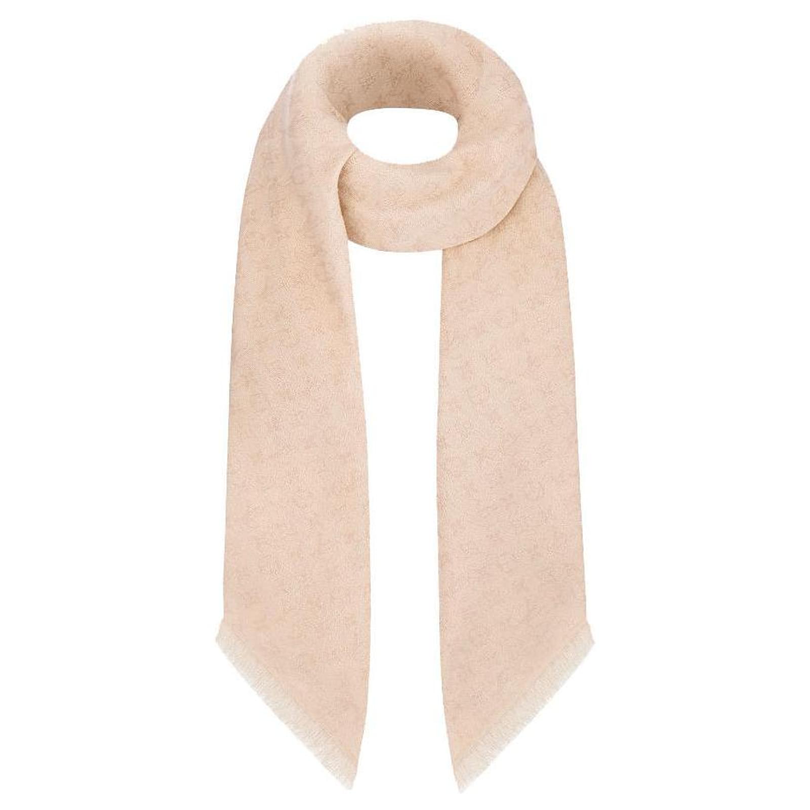 LOUIS VUITTON PINK CASHMERE SCARF  Louis vuitton scarf, Lv scarf