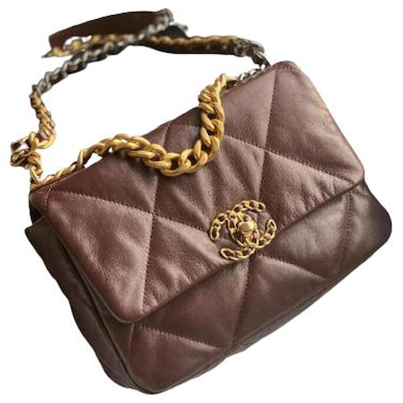 Chanel 19 Chanel Bag 19 Brown Leather  - Joli Closet