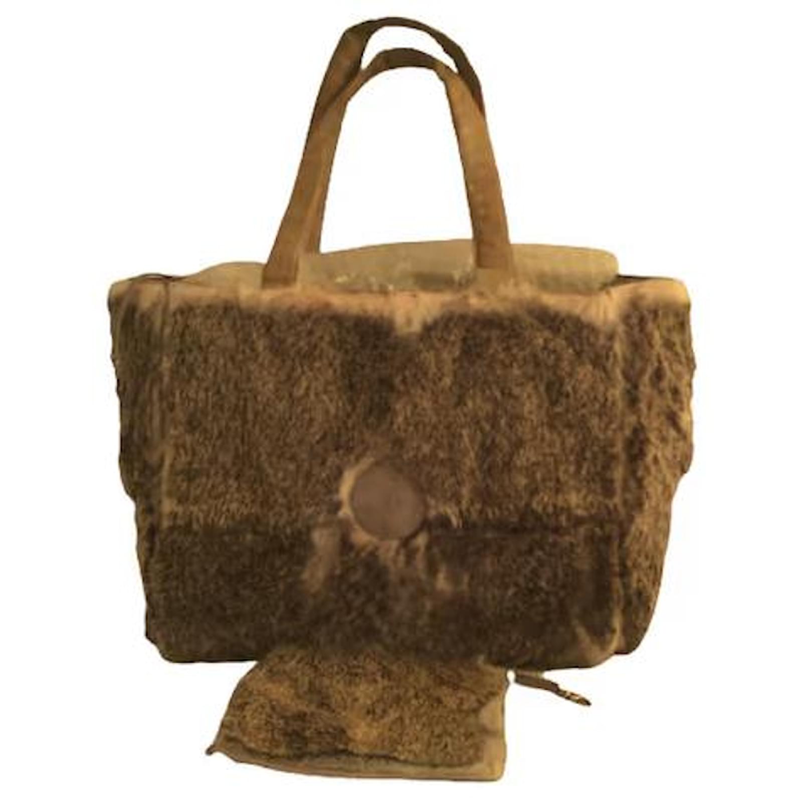 chanel rabbit fur bag
