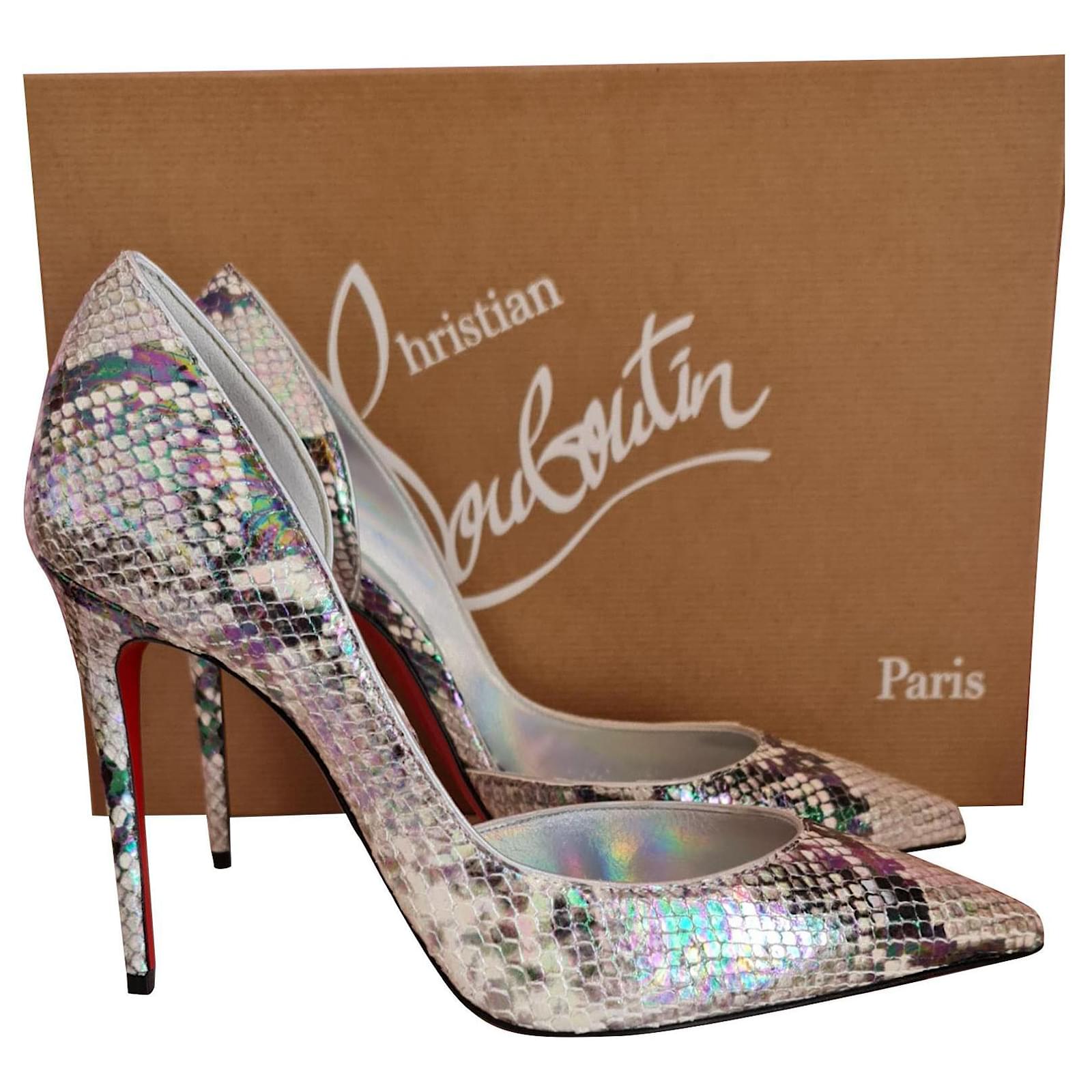 Christian Louboutin Iriza 100 MM Multiple colors Leather ref