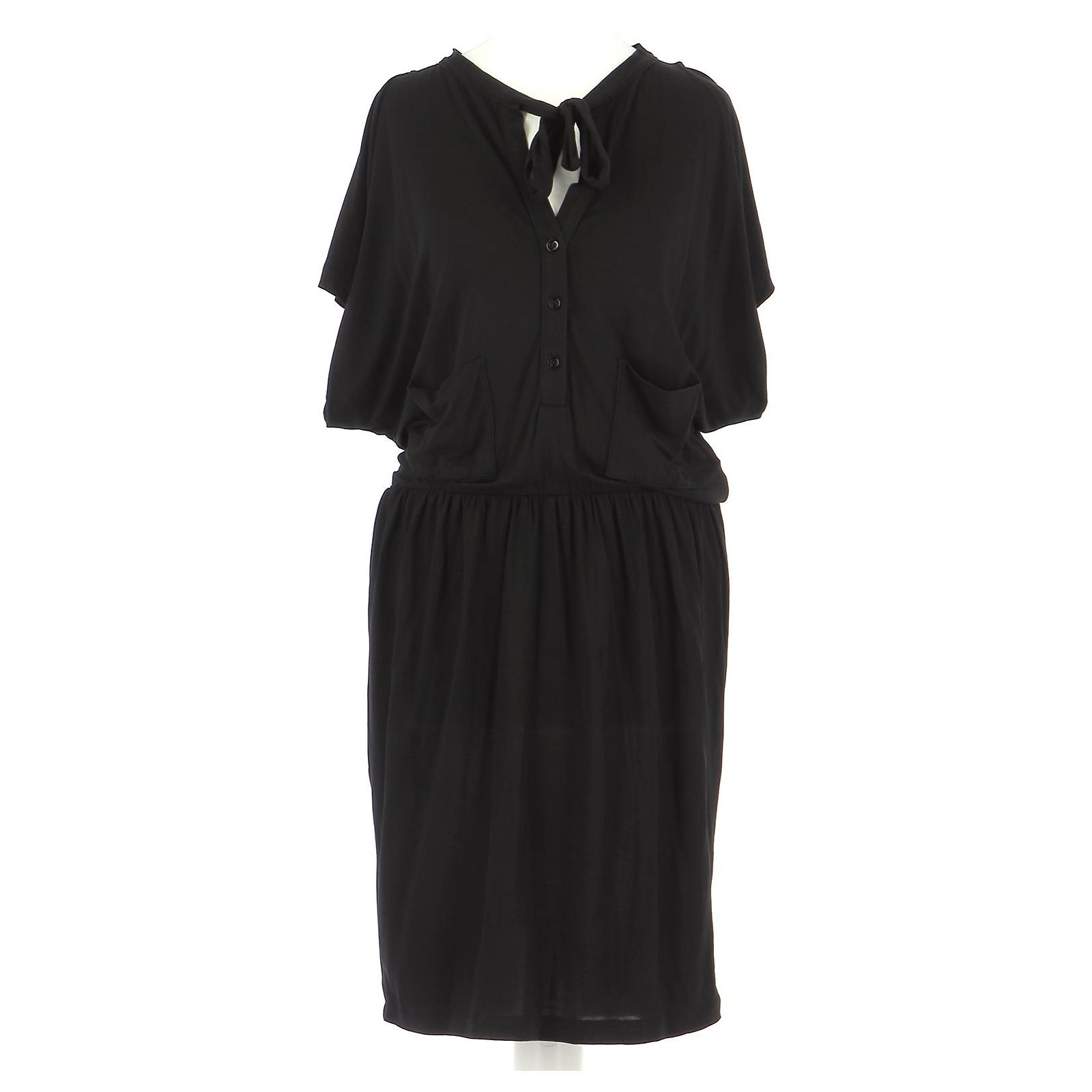 Robe Vanessa Bruno Avec Zip - Taille 38FR - Noir - Laine, Viscose, Polyester - Occasion TB état
