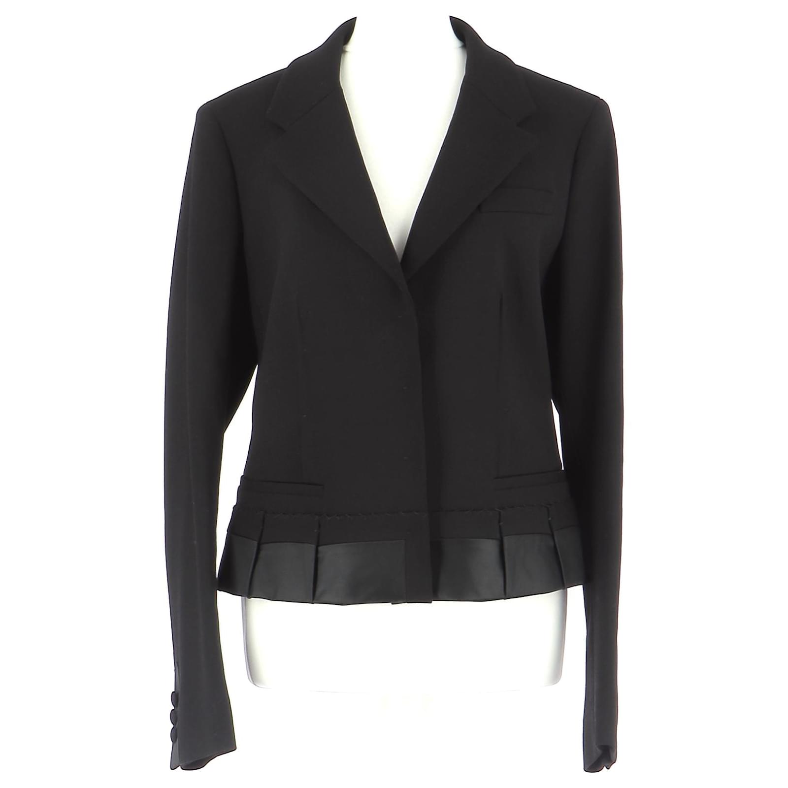 Prada Vest / Blazer Black Wool ref.488115 - Joli Closet