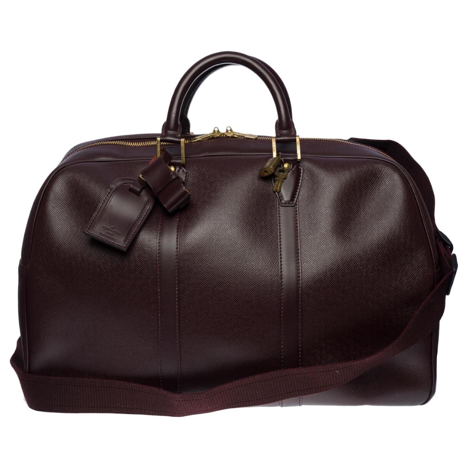 Bag Louis Vuitton Burgundy In Leather