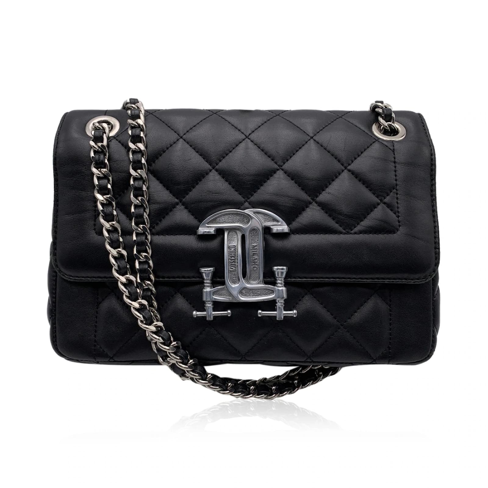 Moschino Women's Black Shoulder Bag