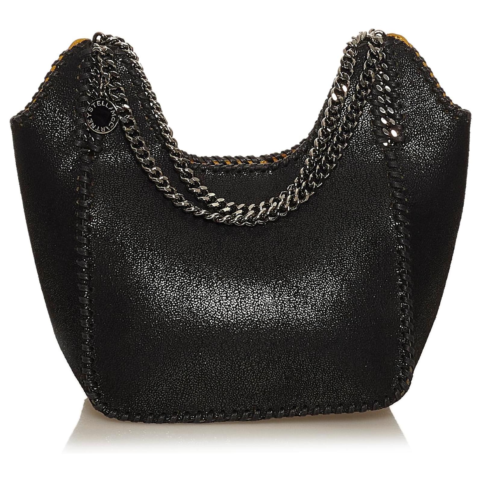 Stella Mc Cartney Stella McCartney Noir Falabella Star Cartable à rabat