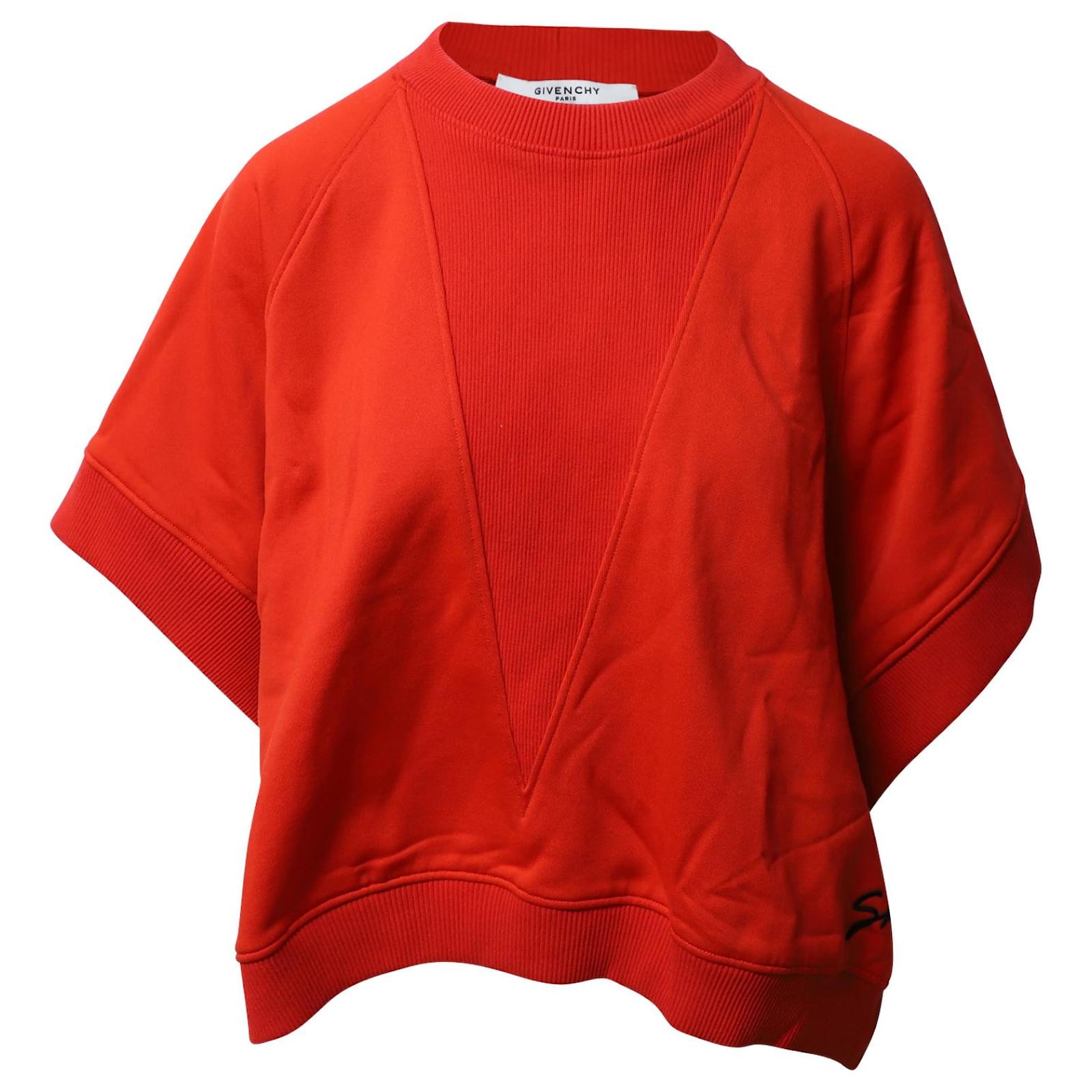 Red Cotton Knitwear & Sweatshirt