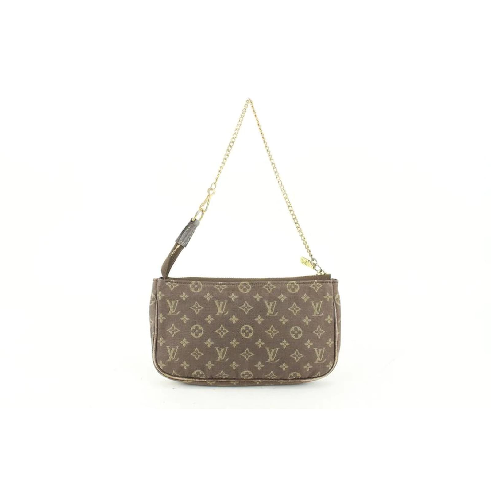 Louis Vuitton Monogram Mini Lin Chain Crossbody bag Leather ref