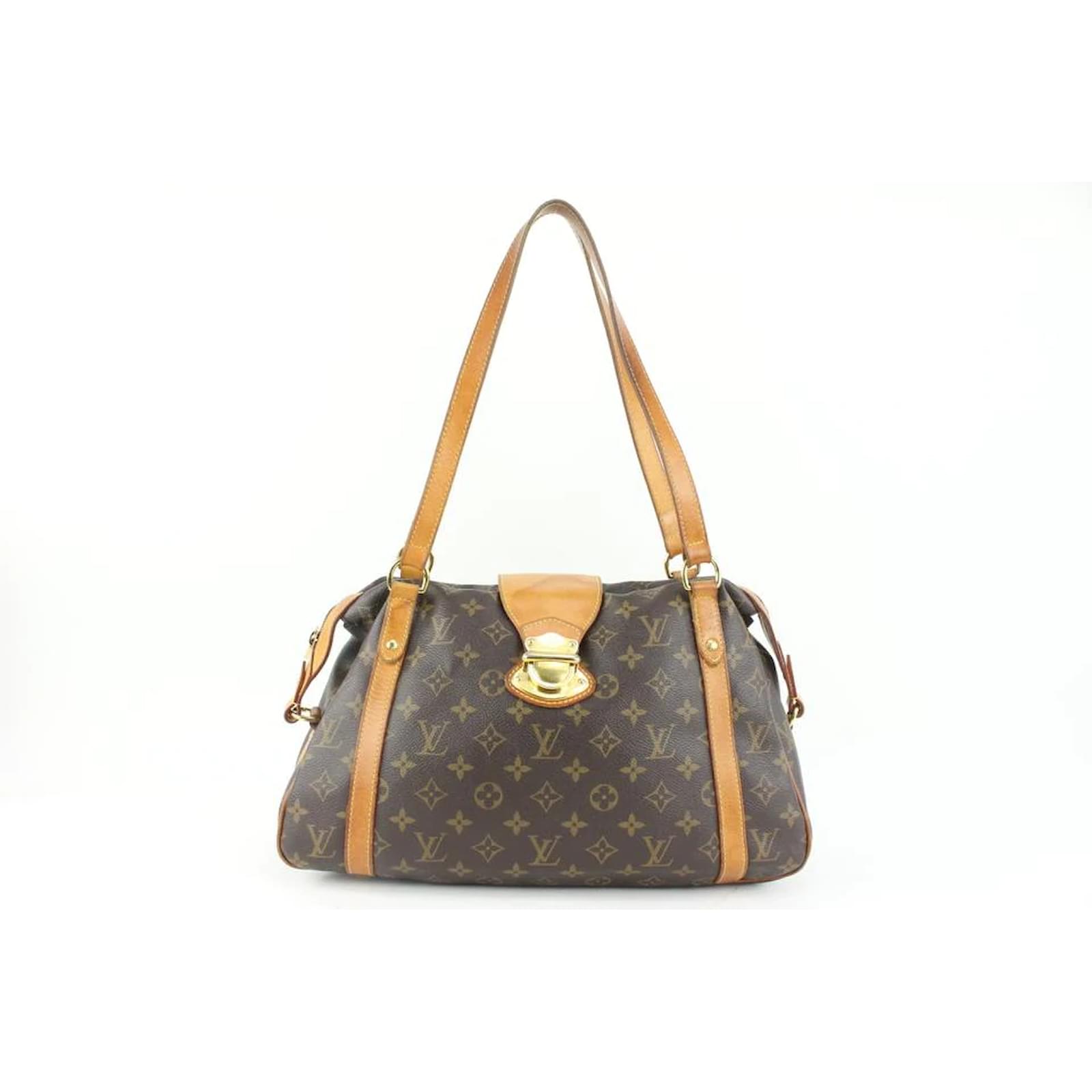 Louis Vuitton Discontinued Monogram Stresa PM Bowler Shoulder bag Leather  ref.489184 - Joli Closet