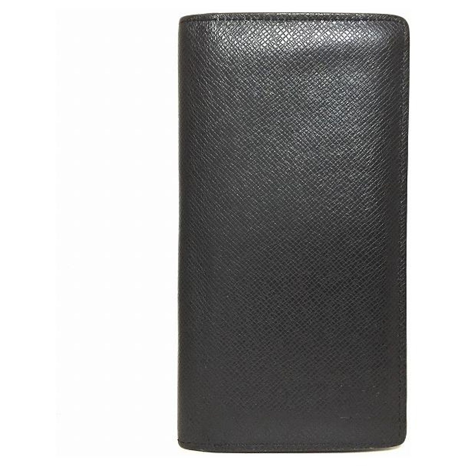 Louis Brazza Louis Vuitton Brazza Black Leather ref.489315 - Joli Closet