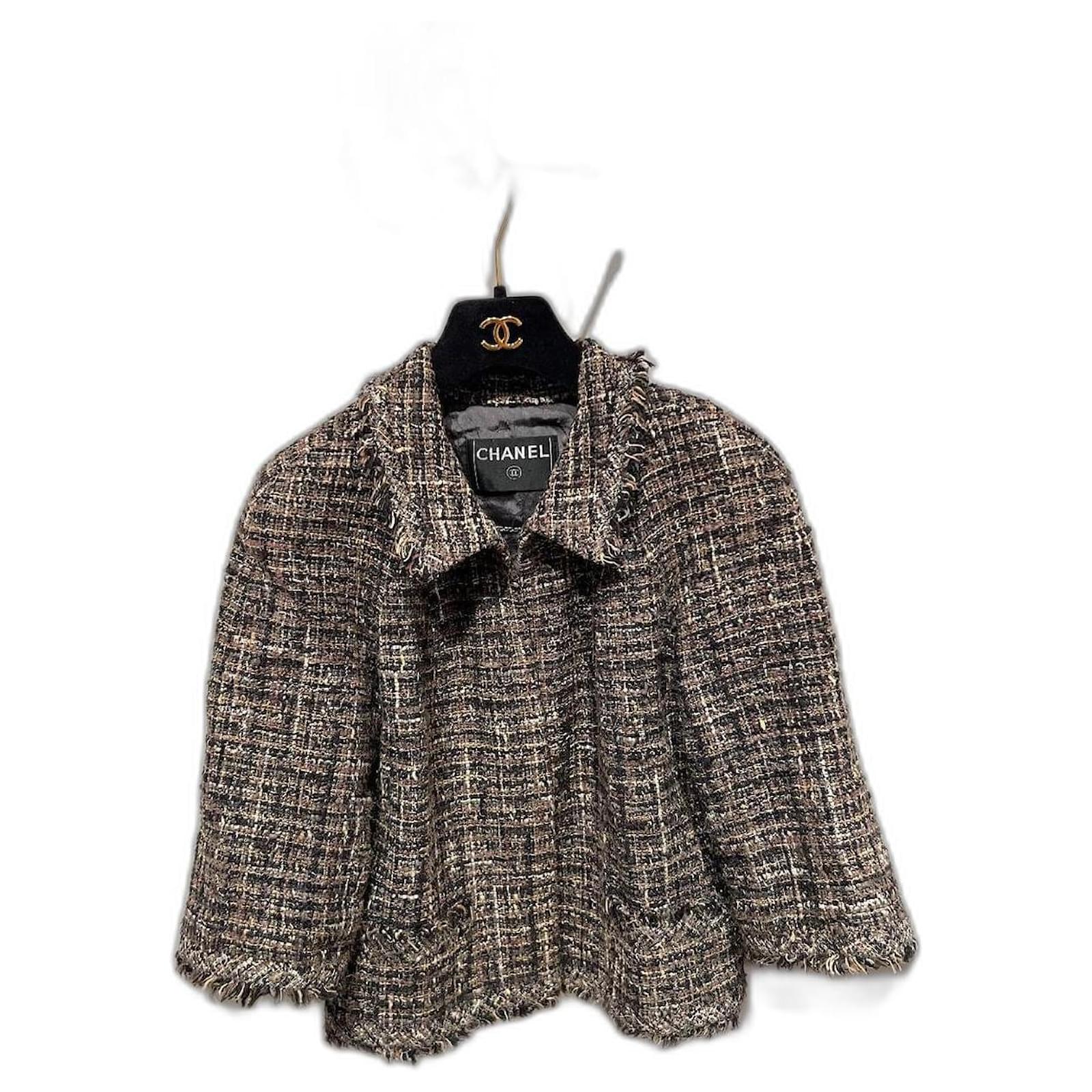 Veste D'équitation Intelligente Enfant Equetech, Marron Tweed, Taille 26, Avec Protection, Occasion