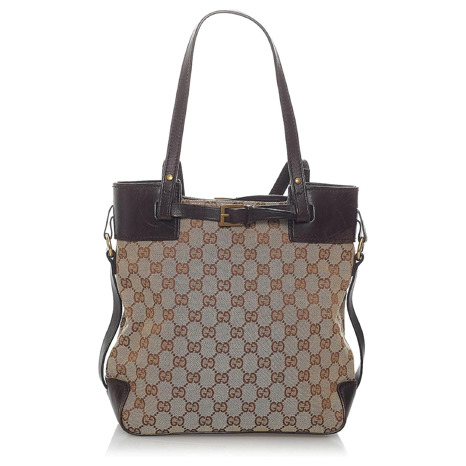 gucci brown tote bag