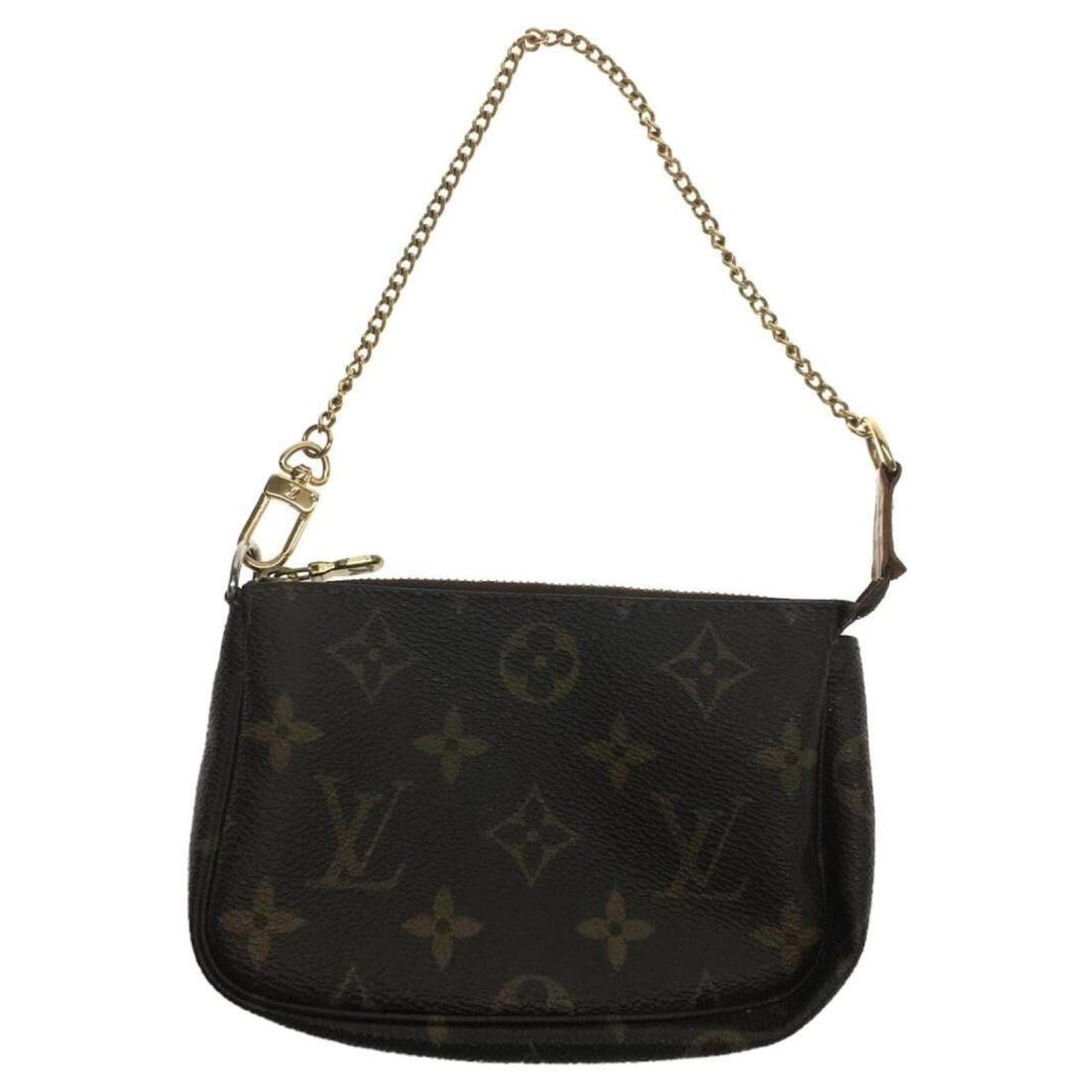 LOUIS VUITTON Mini Pochette Accessoir Monogram / PVC / Brown / M58009 /  Luxury Leather ref.489895 - Joli Closet