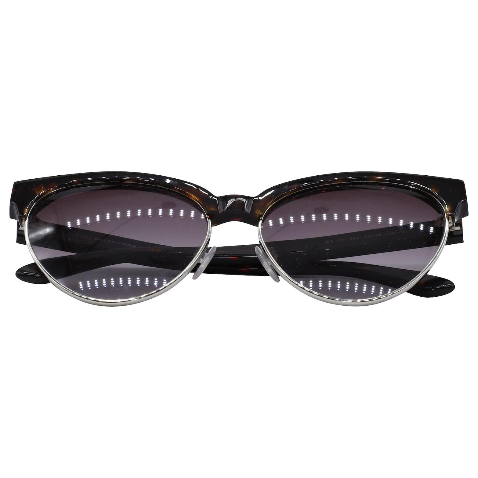 Balenciaga Neon Mirror Cateye Sunglasses SunglassesCat Eye IFCHICCOM
