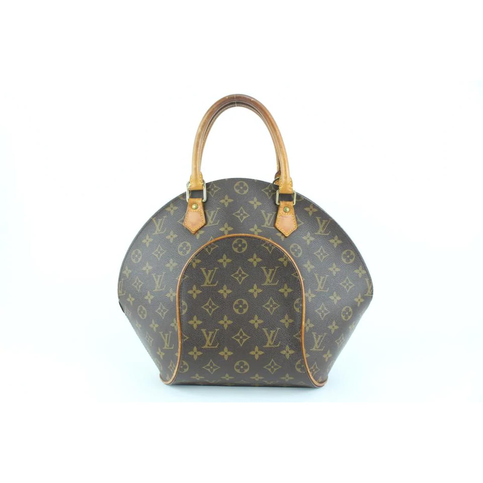 Louis Vuitton Discontinued Monogram Ellipse MM Bowler Bag Leather  ref.490987 - Joli Closet