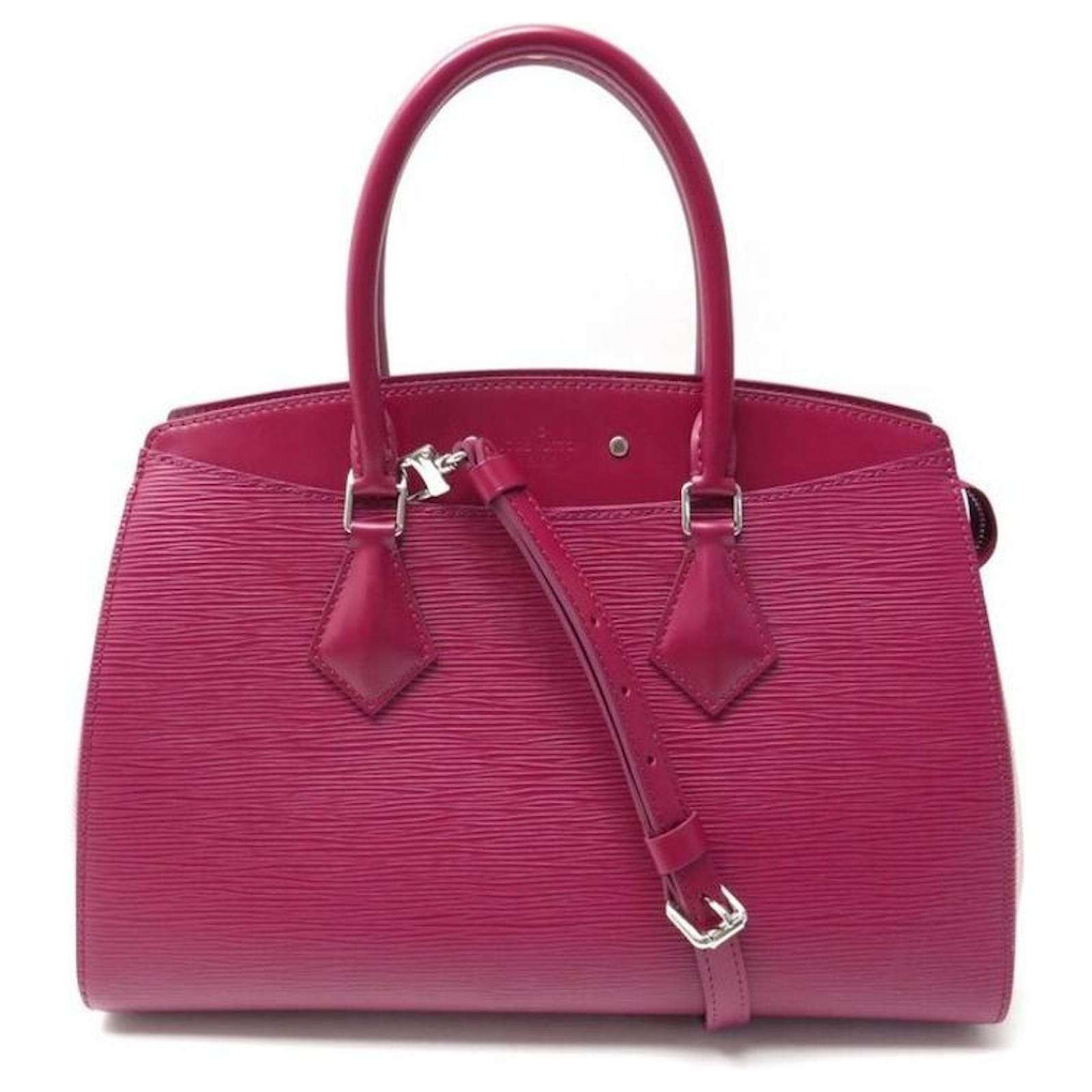 Shop for Louis Vuitton Blue Epi Leather Soufflot Shoulder Bag