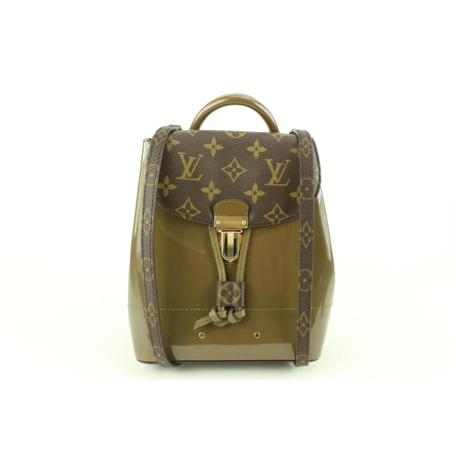 Pre-owned Louis Vuitton Bronze Monogram Empreinte Leather