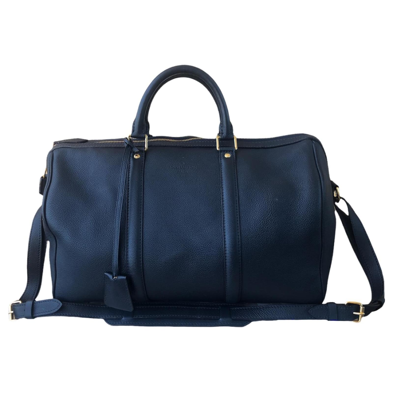 Louis Vuitton Sofia Coppola bag in navy blue leather ref.492205