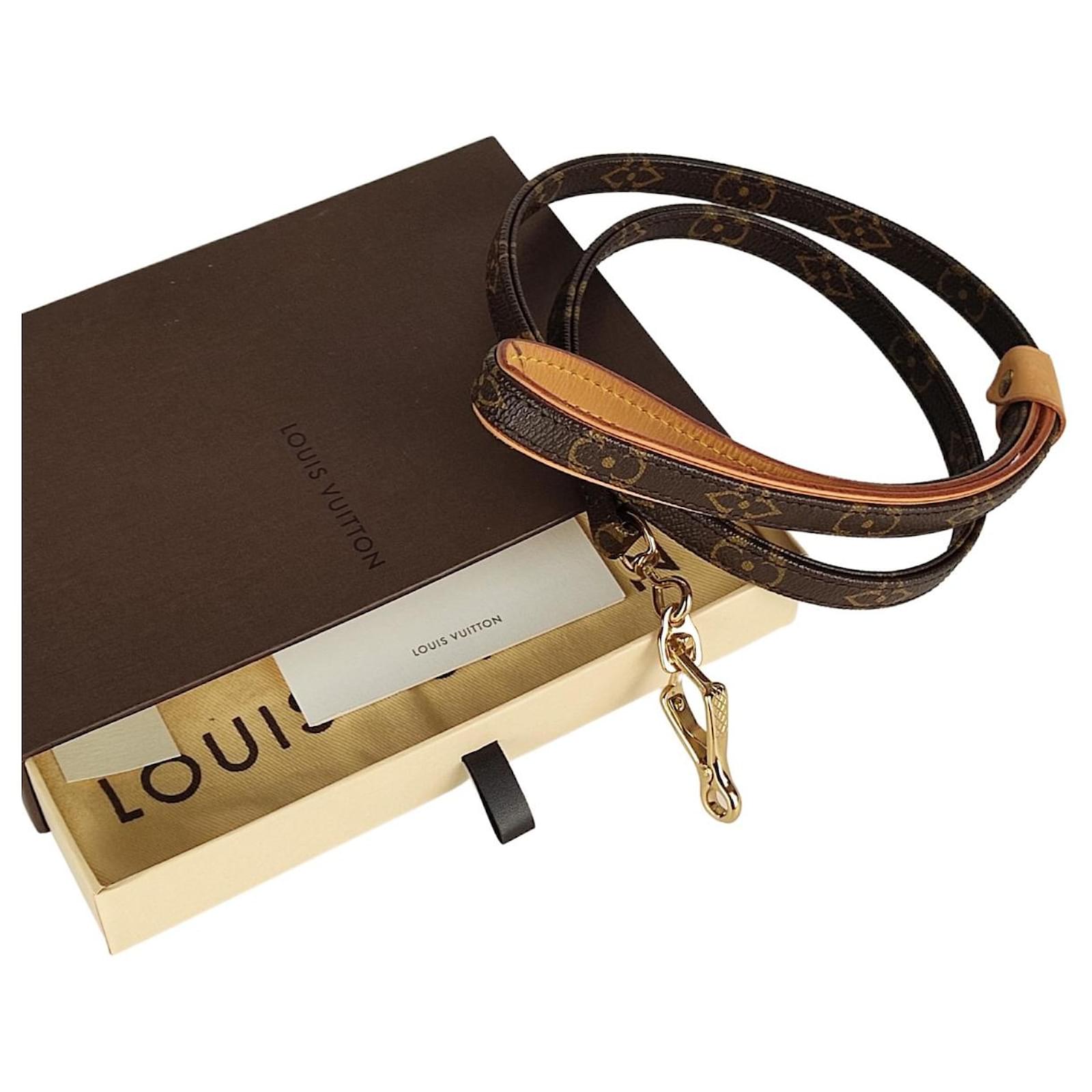 Other jewelry Louis Vuitton dog leash Brown Cloth ref.492231 - Joli Closet